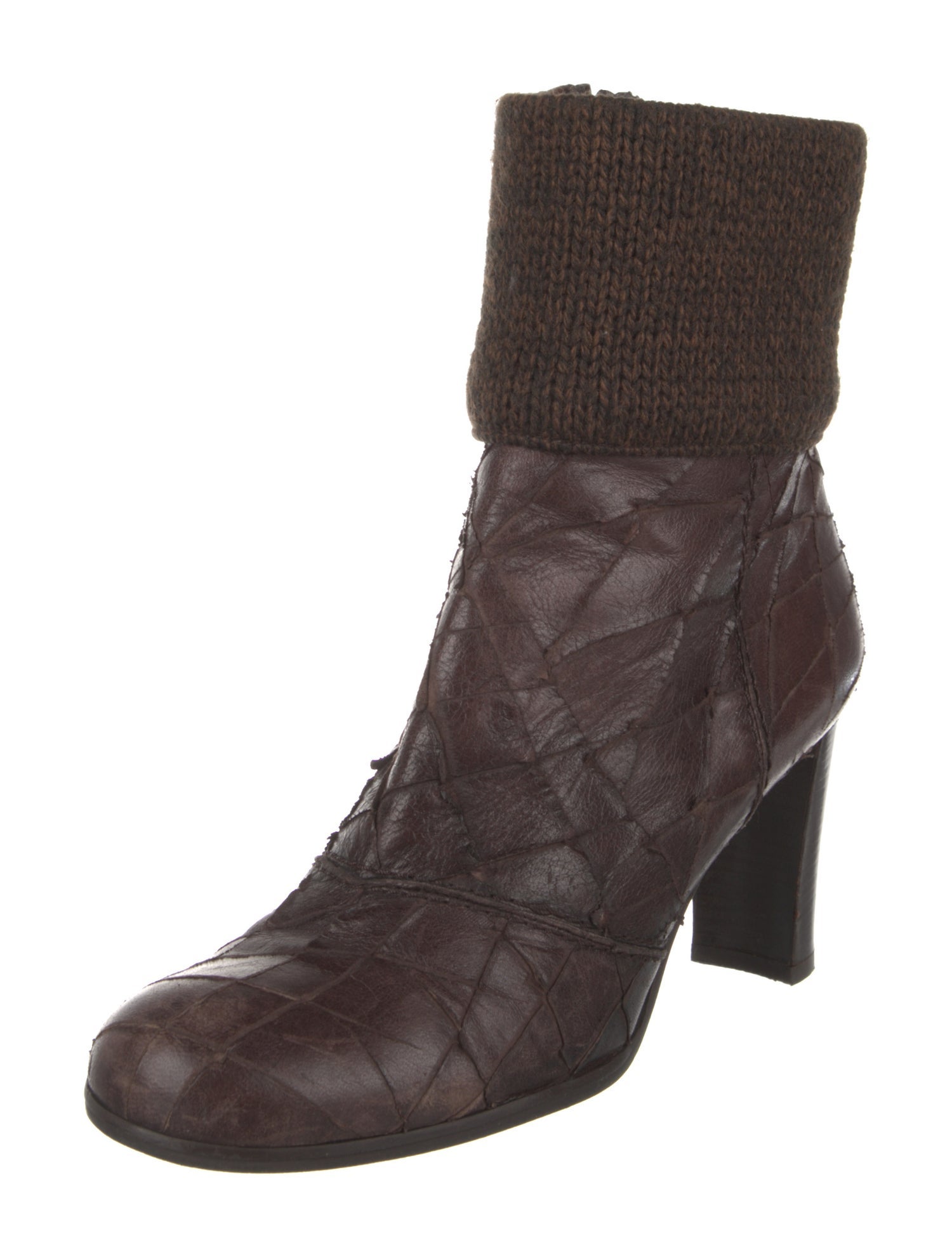Stuart Weitzman Leather Sock Boots
