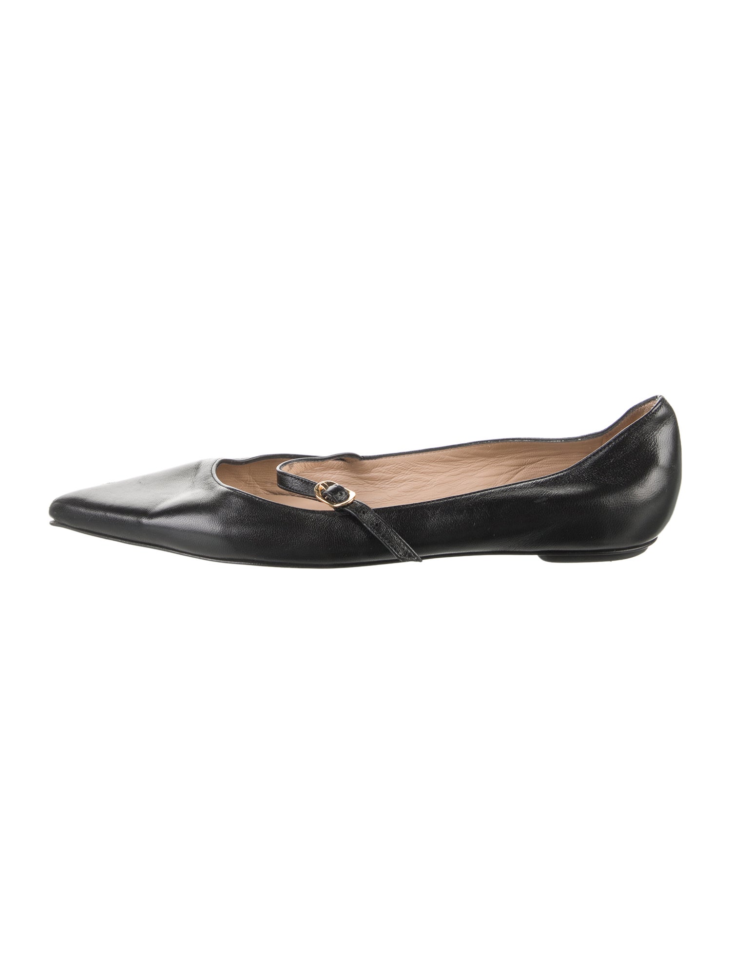 Stuart Weitzman Leather Ballet Flats