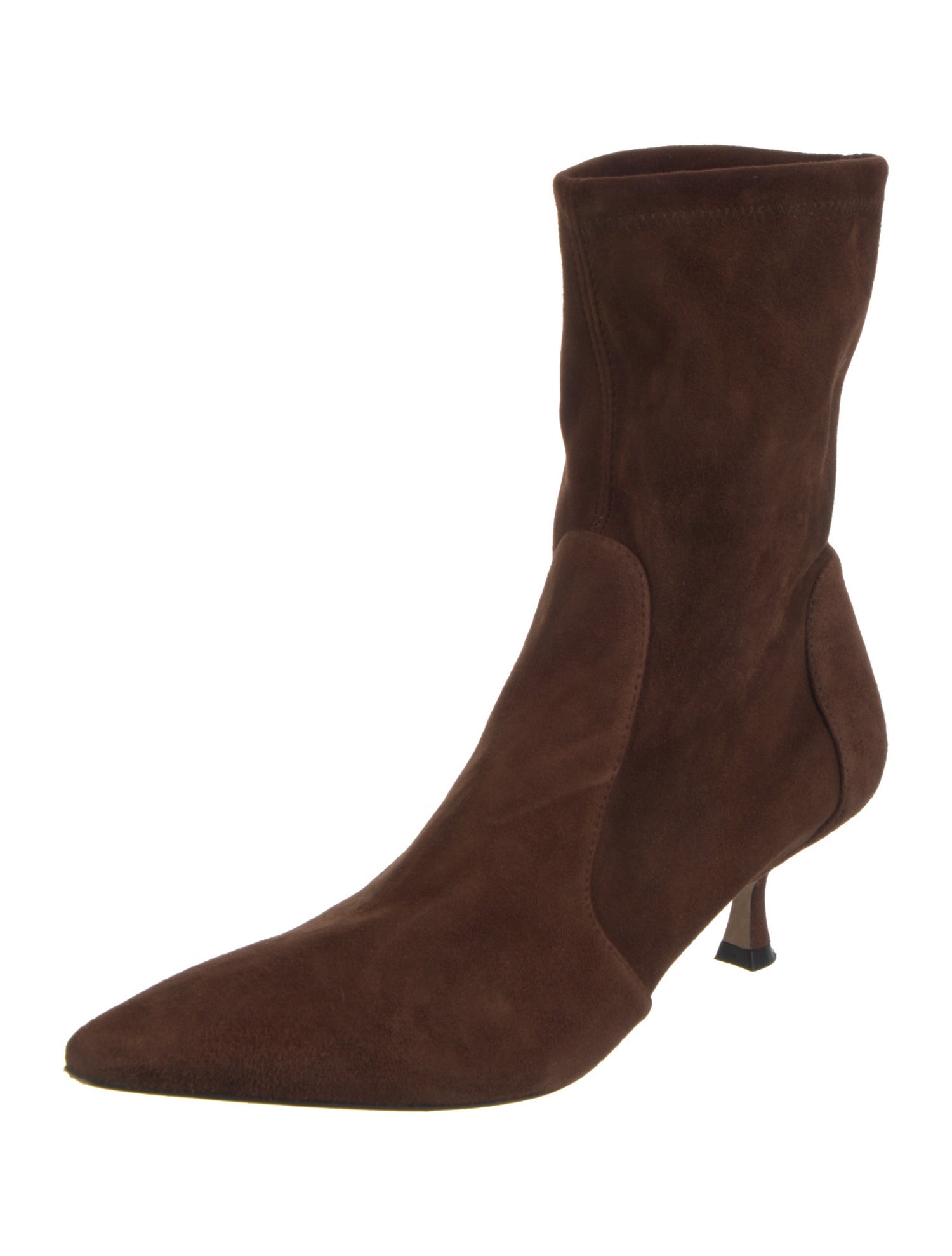 Stuart Weitzman Suede Sock Boots