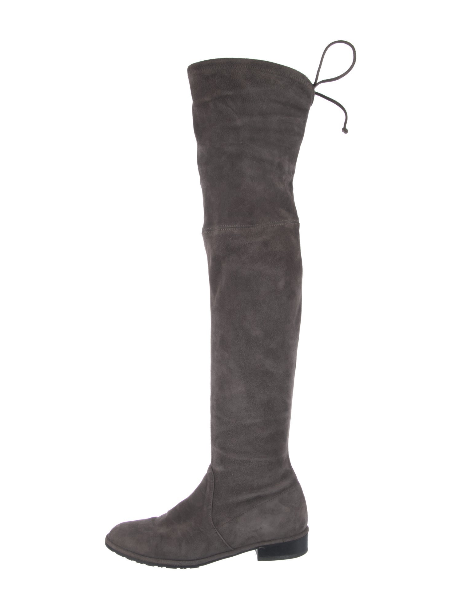 Stuart Weitzman Suede Lace-Up Boots