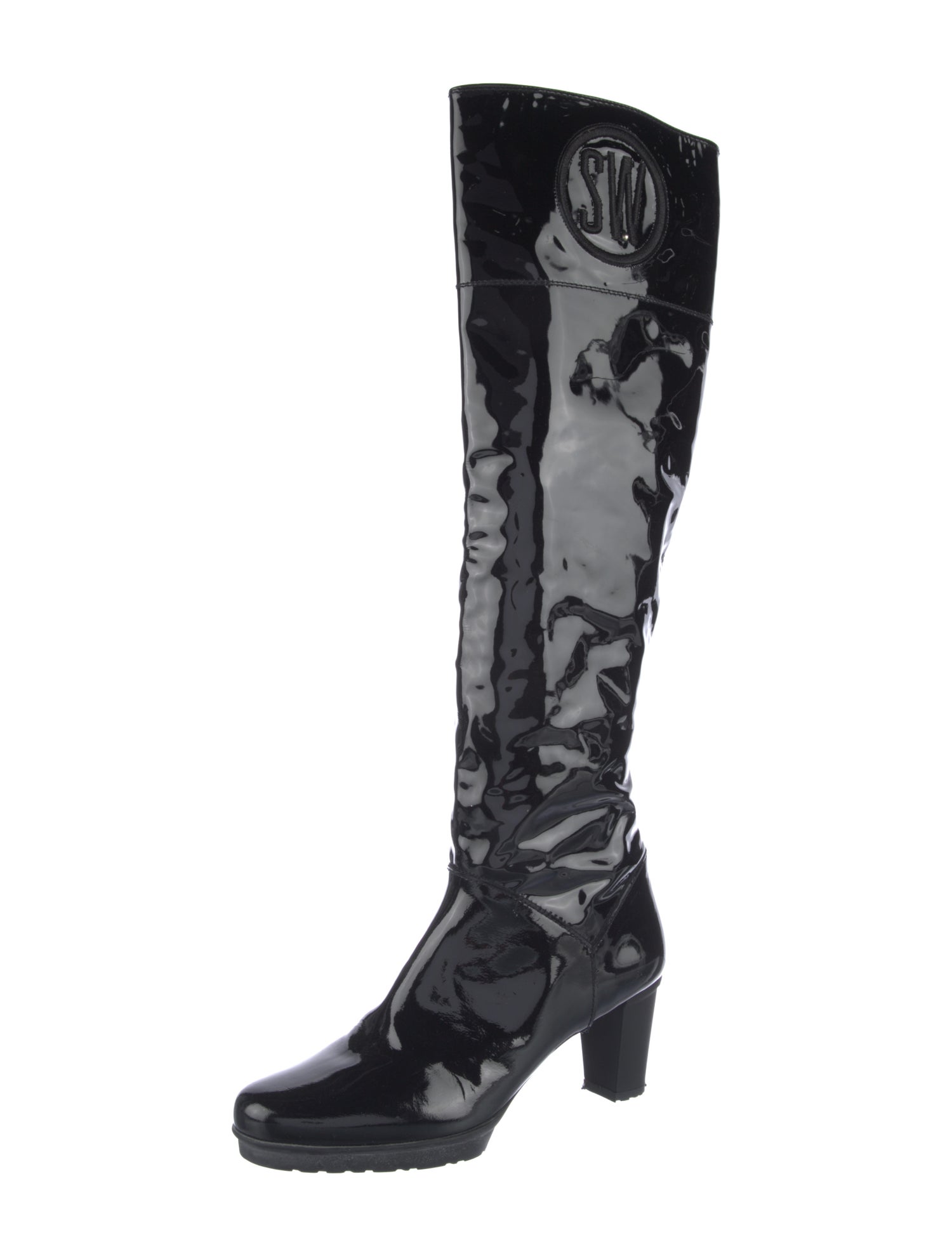 Stuart Weitzman Patent Leather Boots