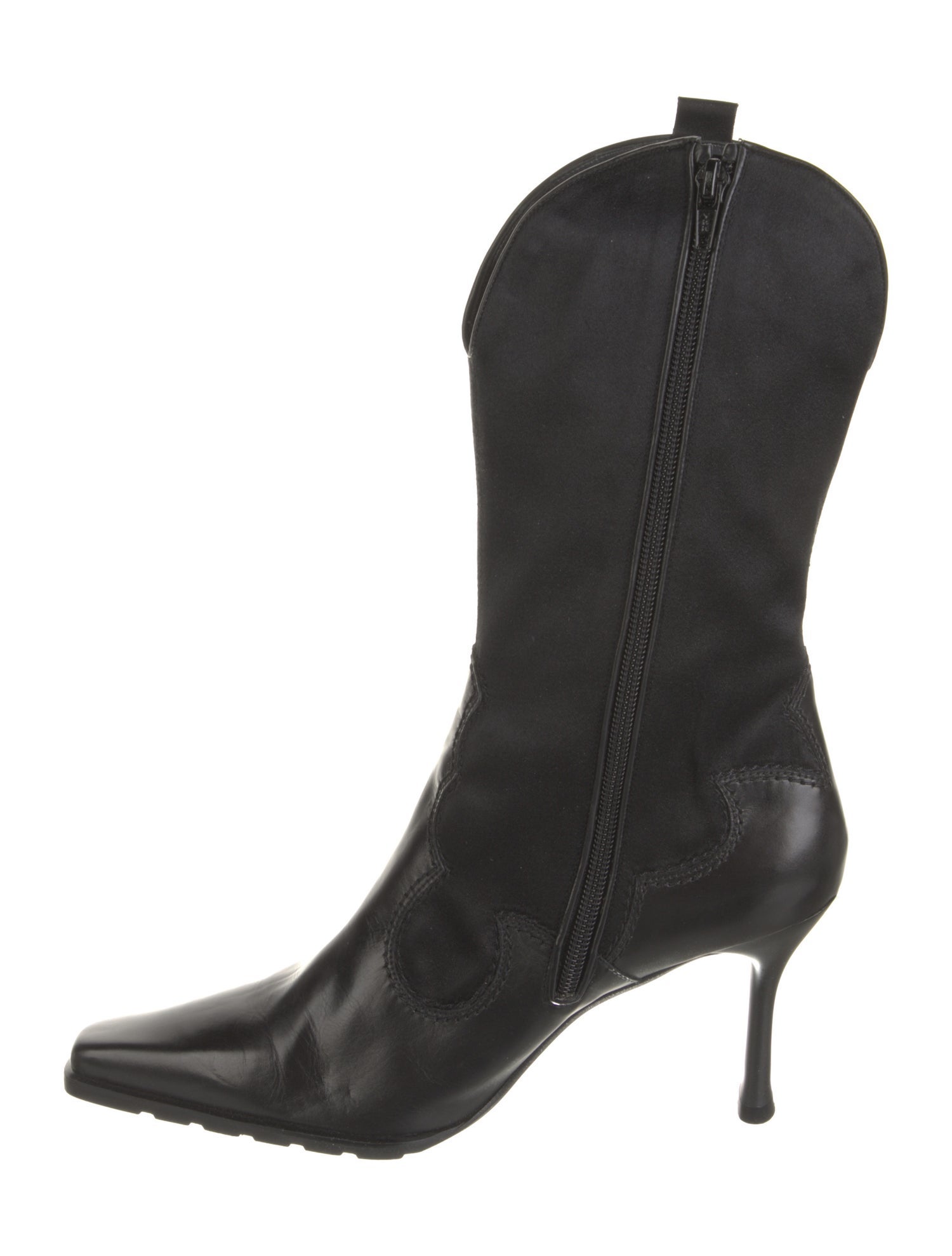 Stuart Weitzman Leather Western Boots