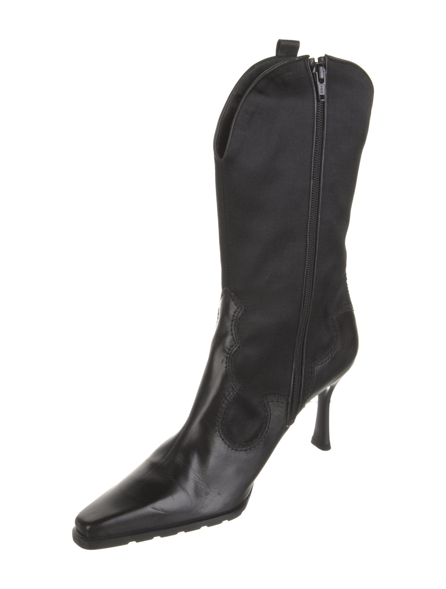 Stuart Weitzman Leather Western Boots