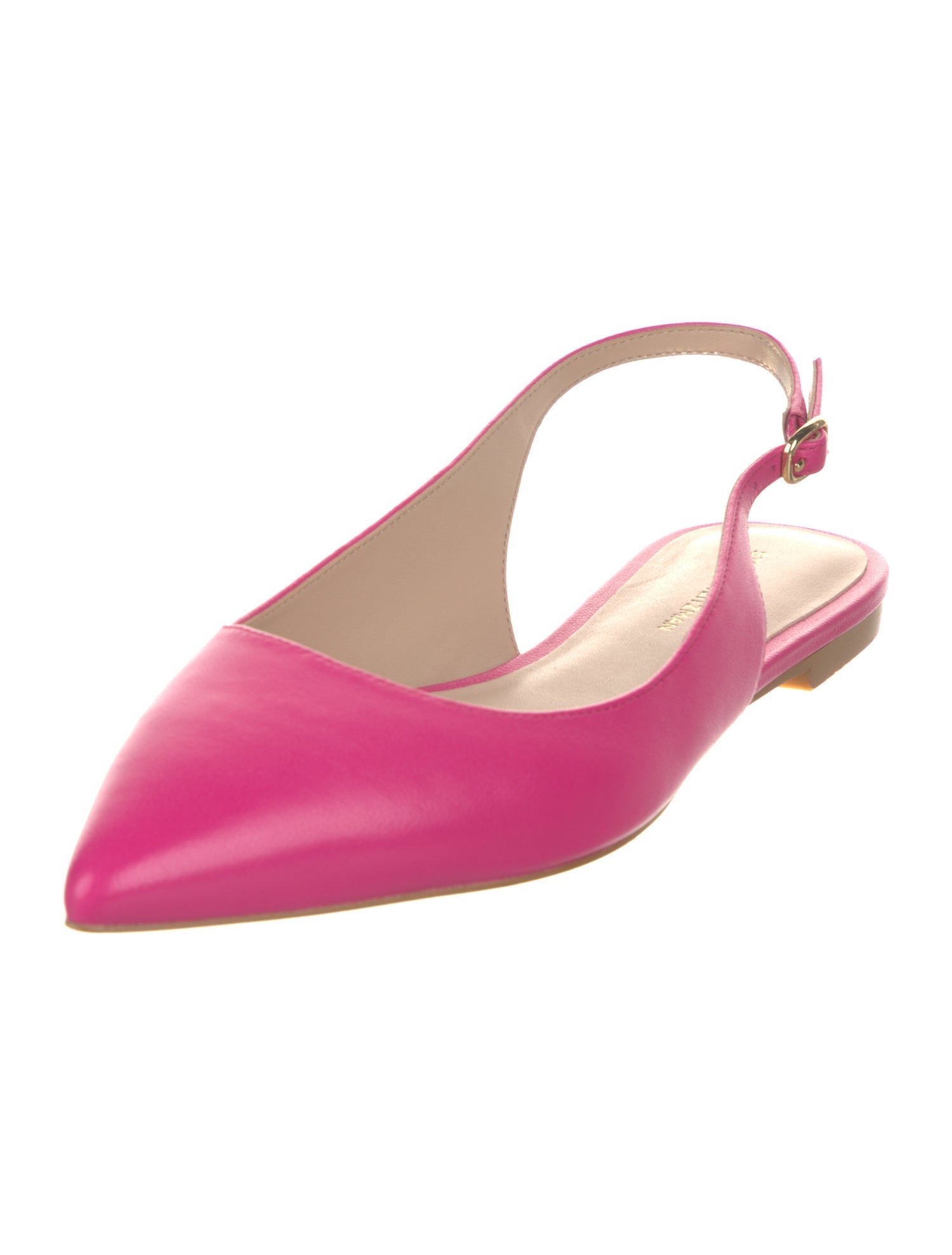 Stuart Weitzman Leather Slingback Flats
