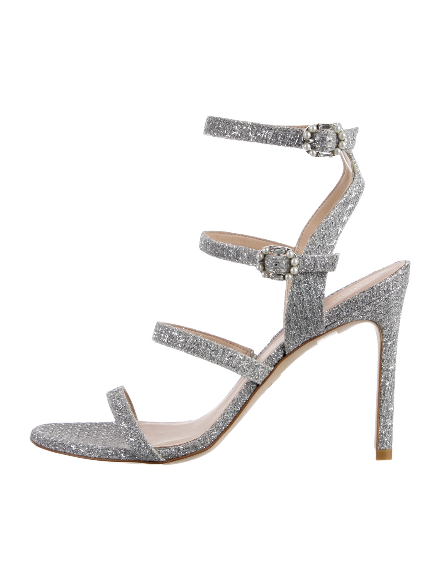 Stuart Weitzman Glitter Sandals