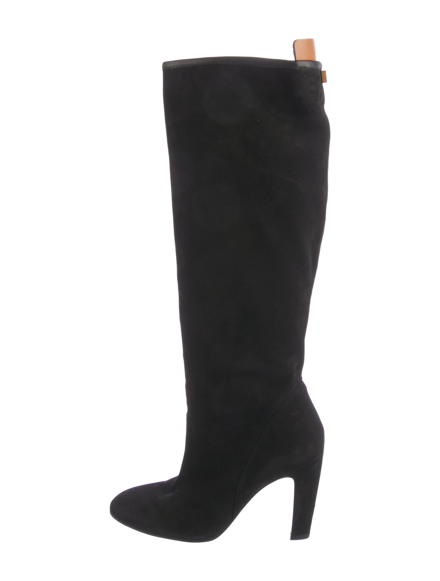 Stuart Weitzman Suede Studded Accents Boots