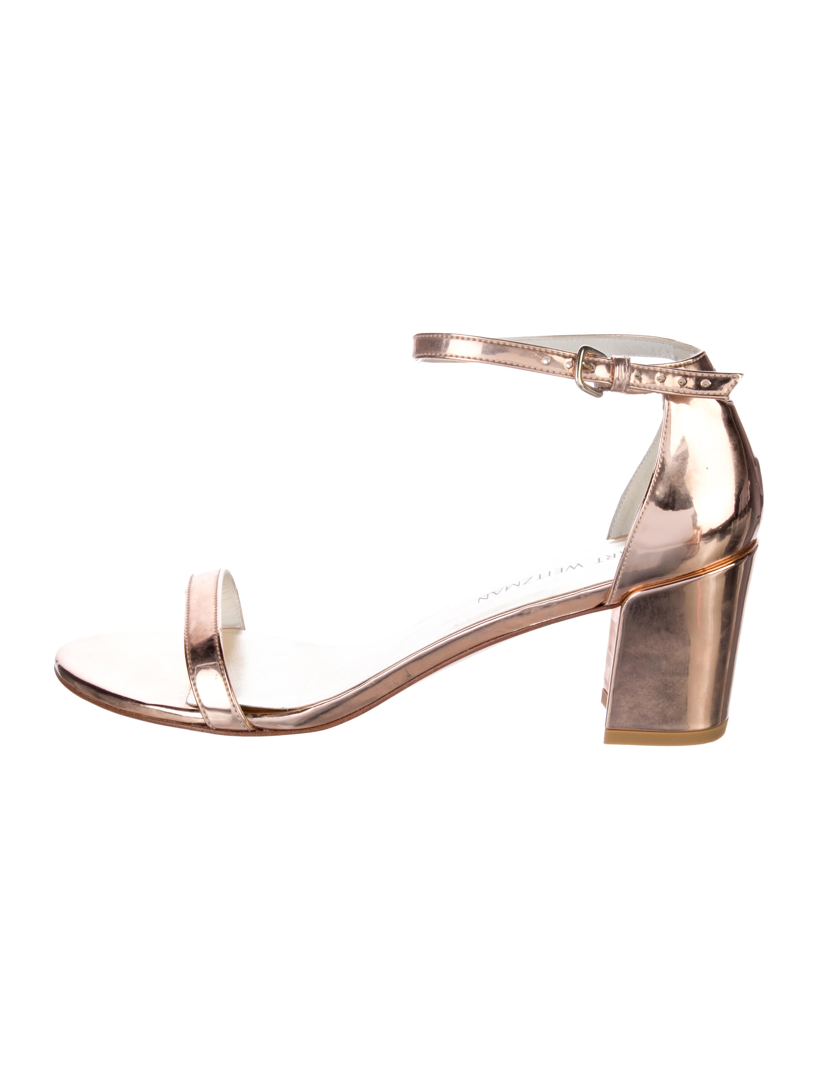 Stuart Weitzman Patent Leather Sandals