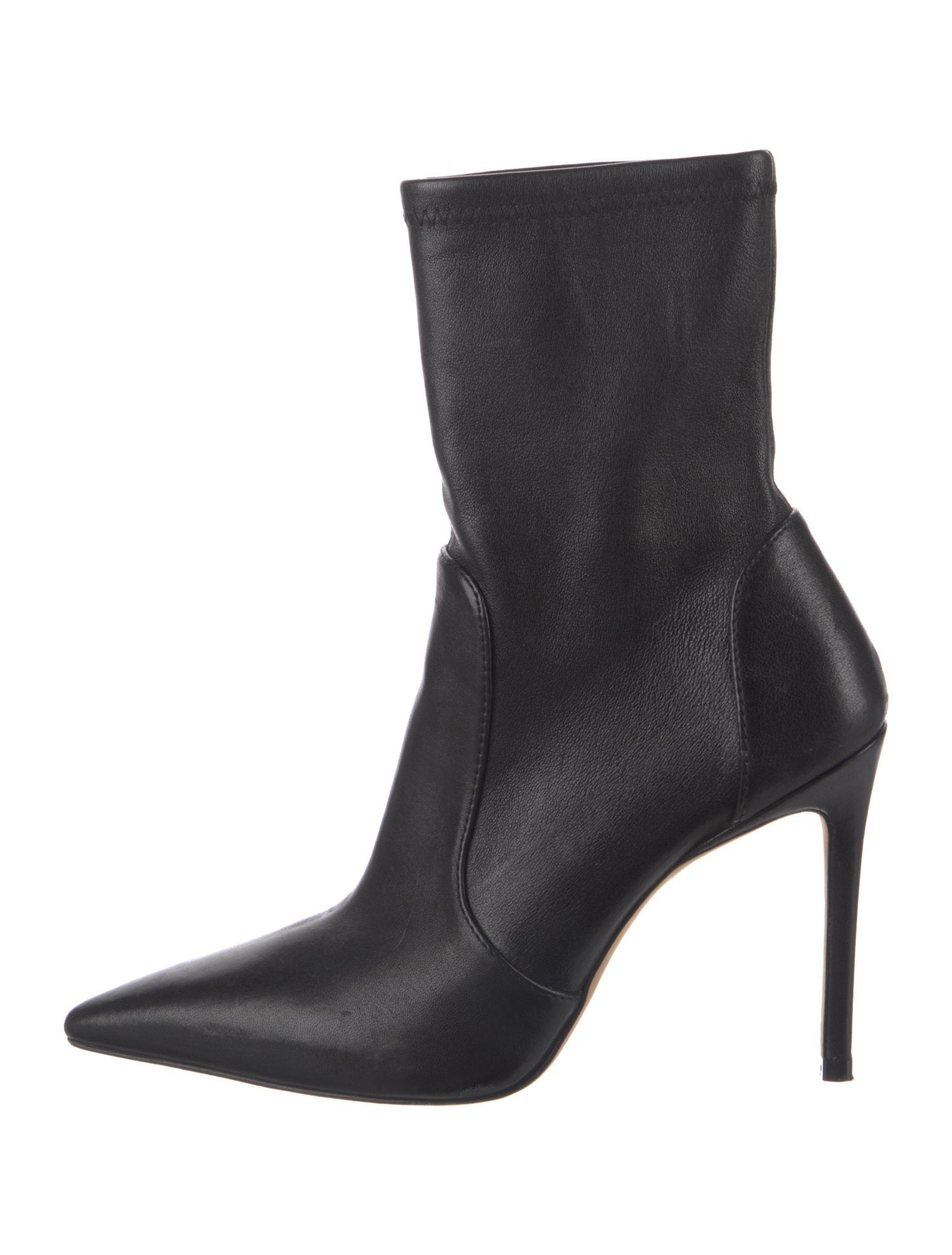 Stuart Weitzman Leather Sock Boots