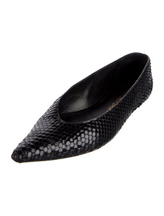 Stuart Weitzman Python Flats