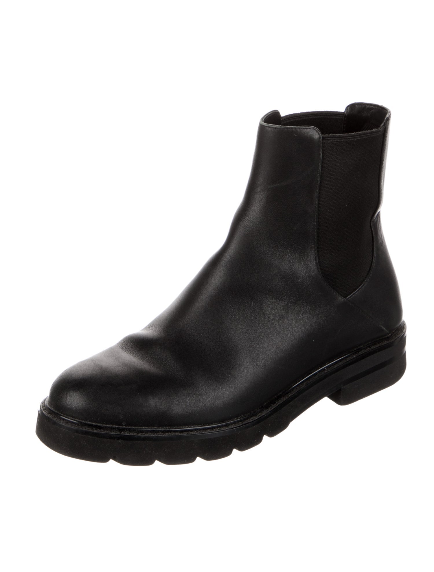 Stuart Weitzman Leather Chelsea Boots