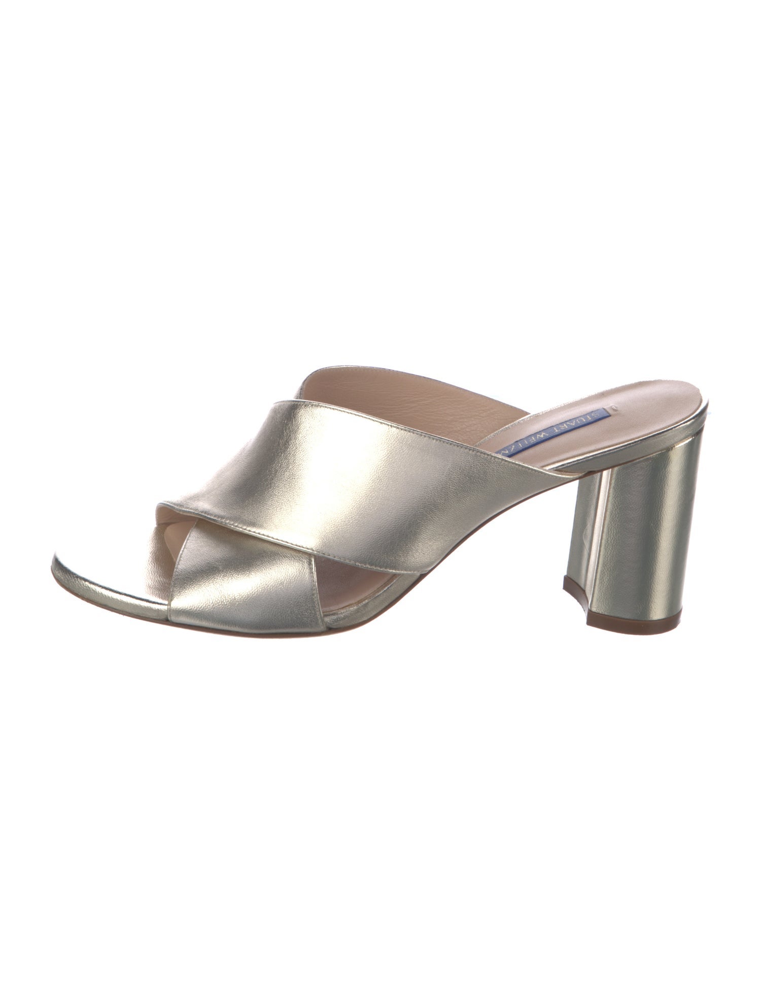 Stuart Weitzman Leather Slides