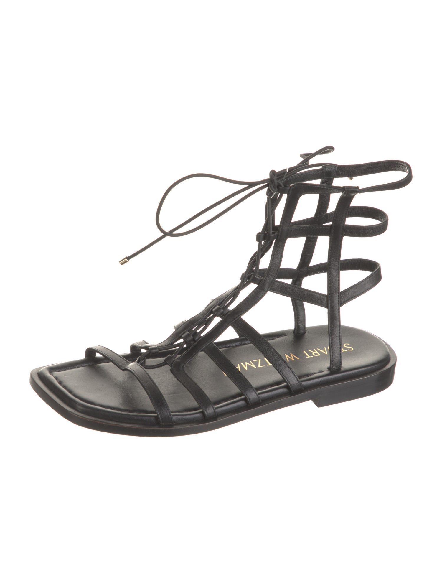 Stuart Weitzman Leather Slingback Flats