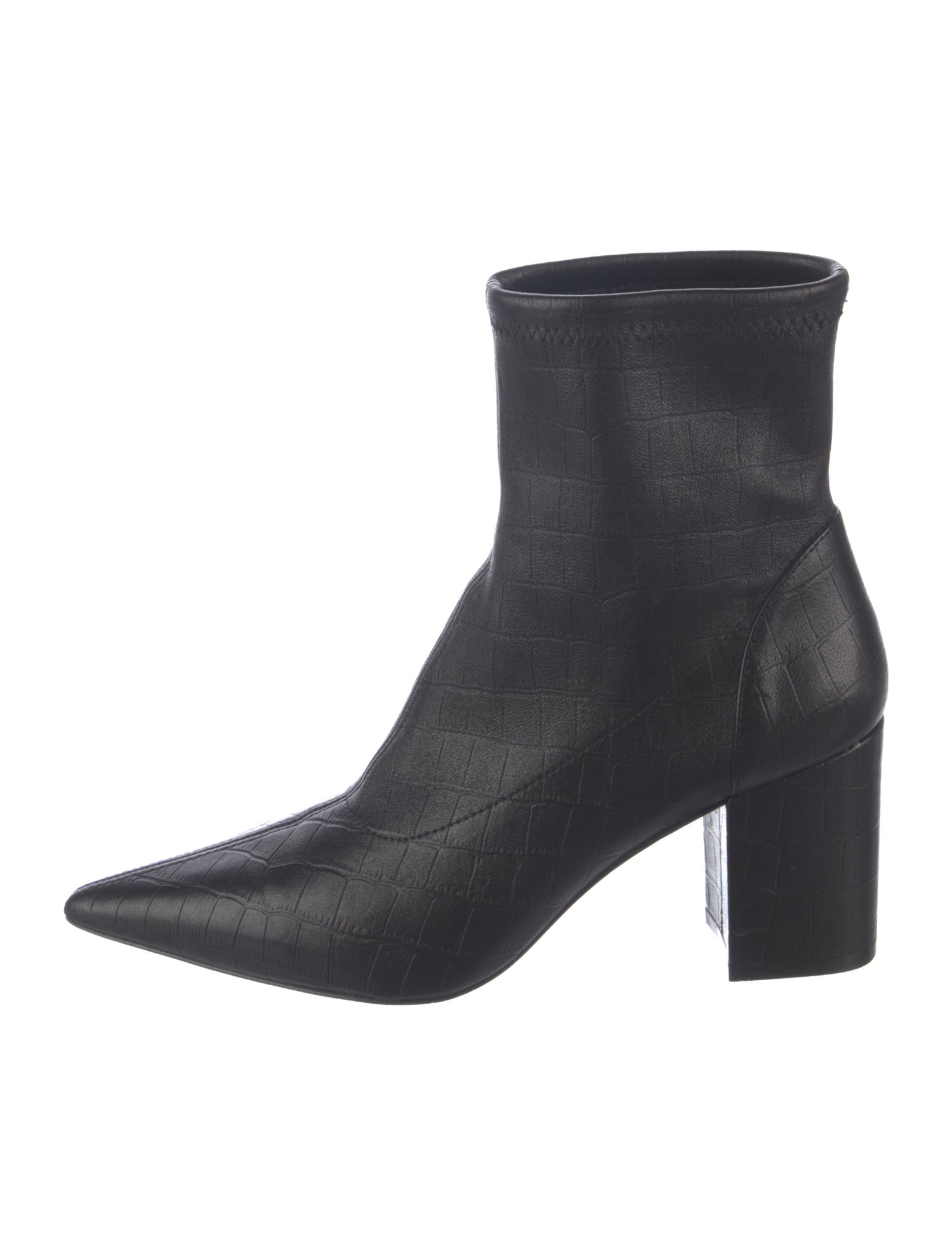 Stuart Weitzman Embossed Leather Boots