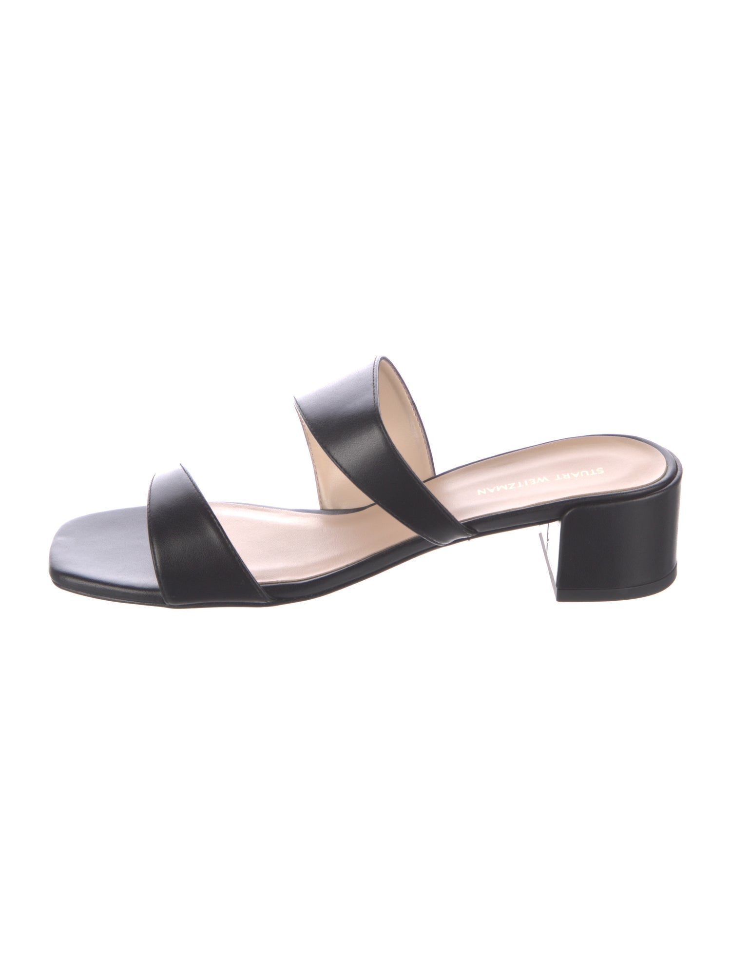 Stuart Weitzman Leather Slides