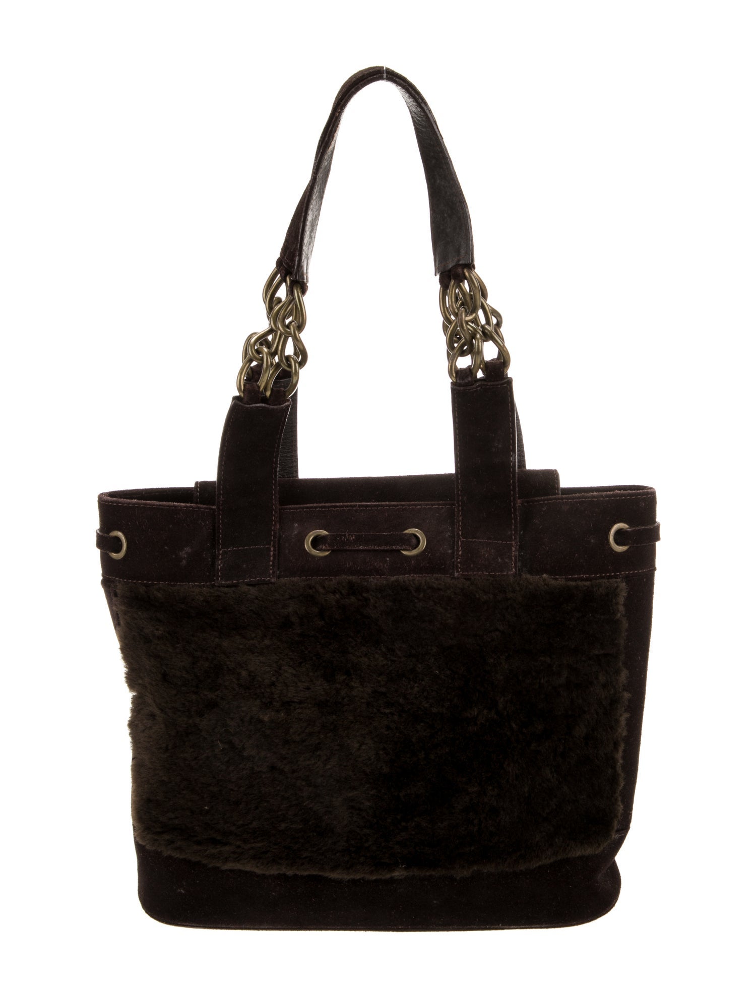 Stuart Weitzman Suede Top Handle Bag