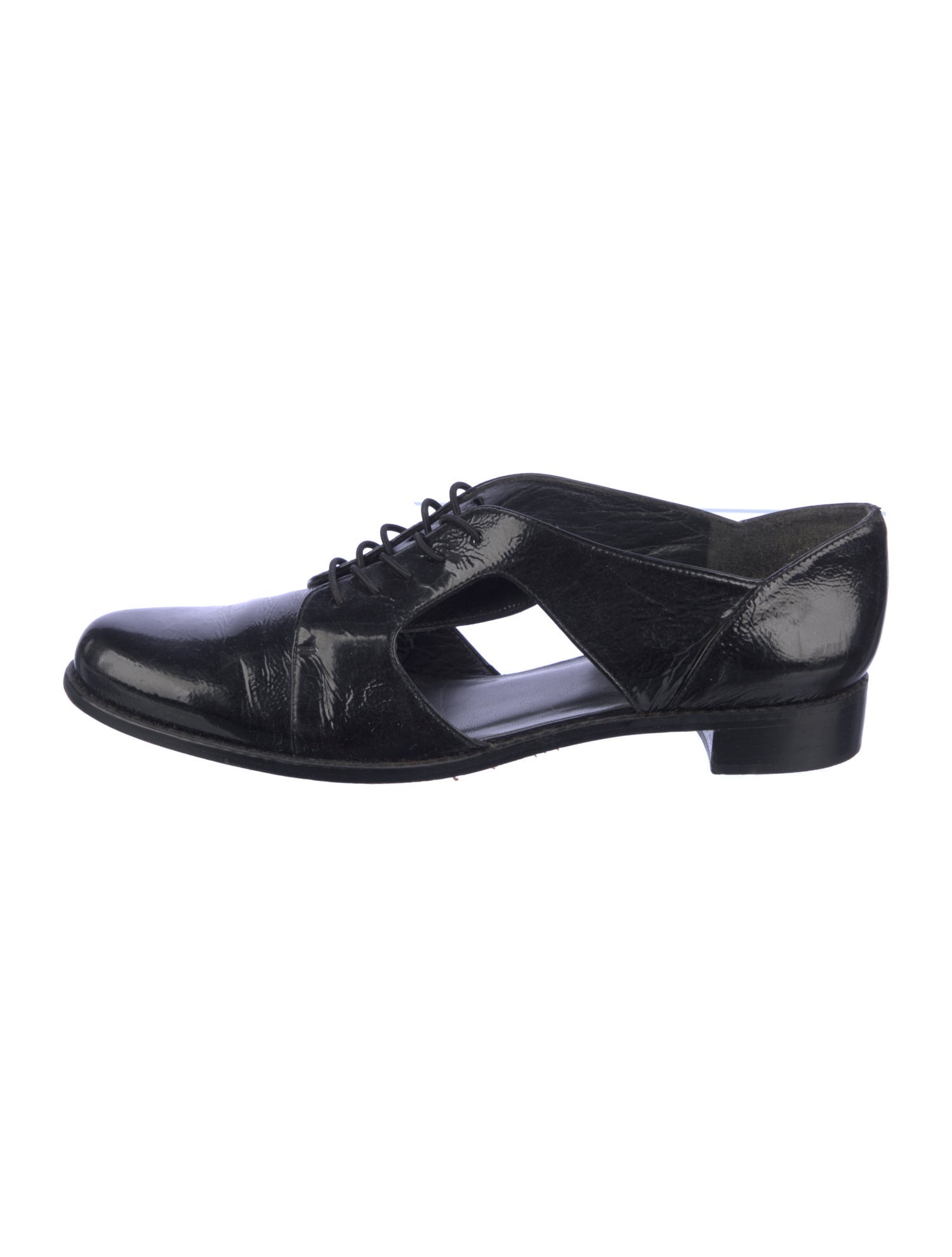 Stuart Weitzman Patent Leather Oxfords