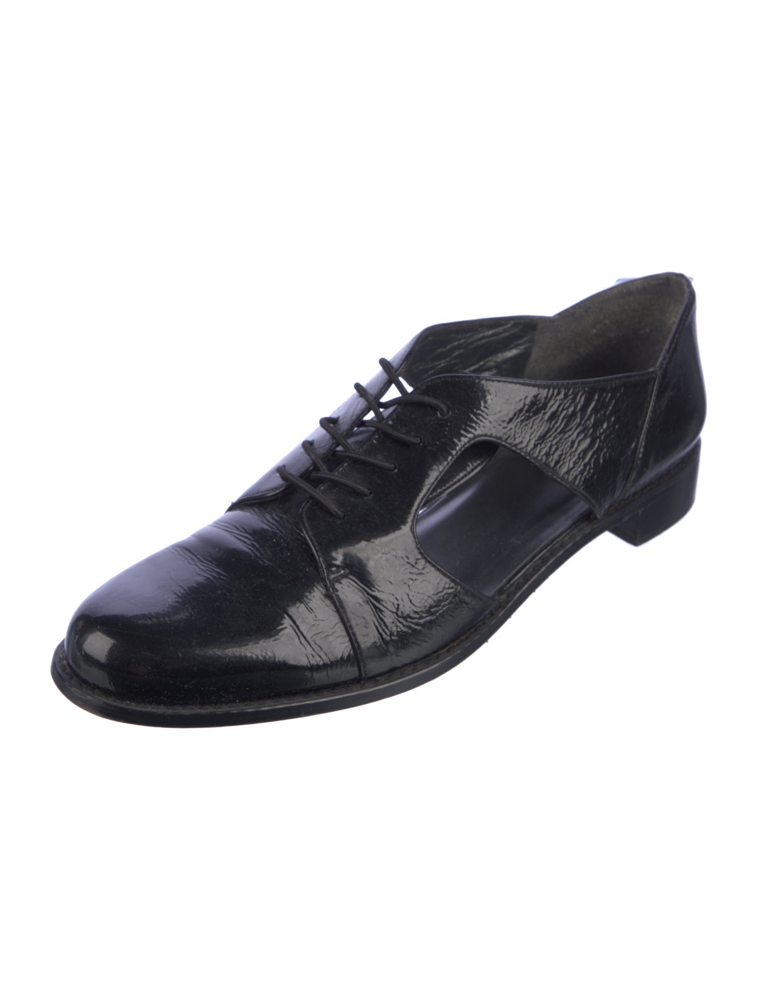 Stuart Weitzman Patent Leather Oxfords