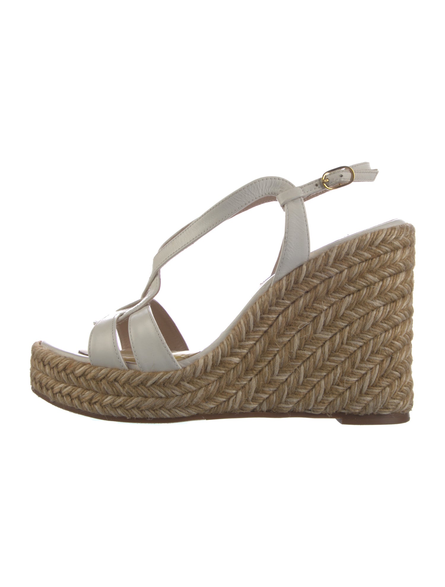 Stuart Weitzman Leather Espadrilles