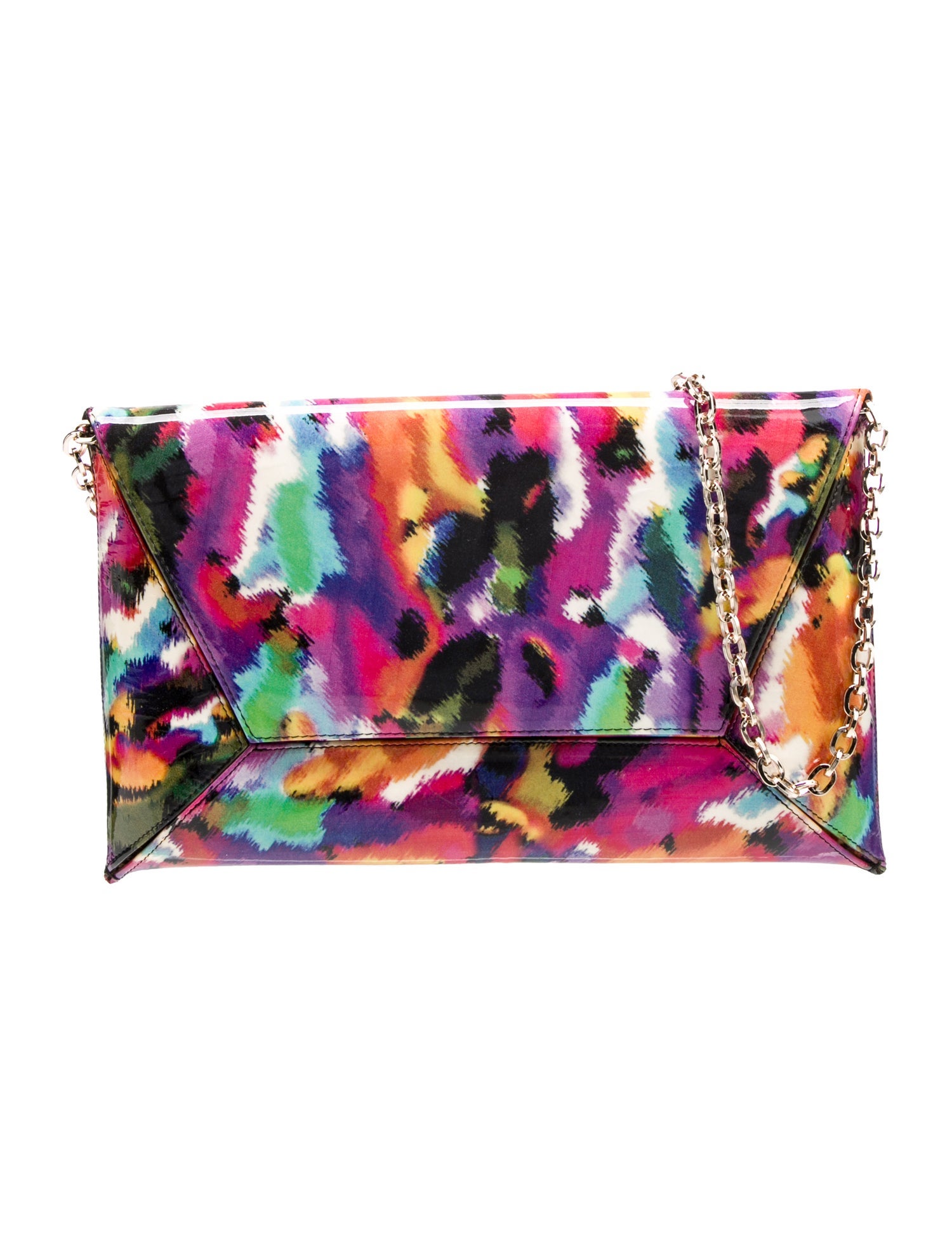 Stuart Weitzman Patent Leather Clutch