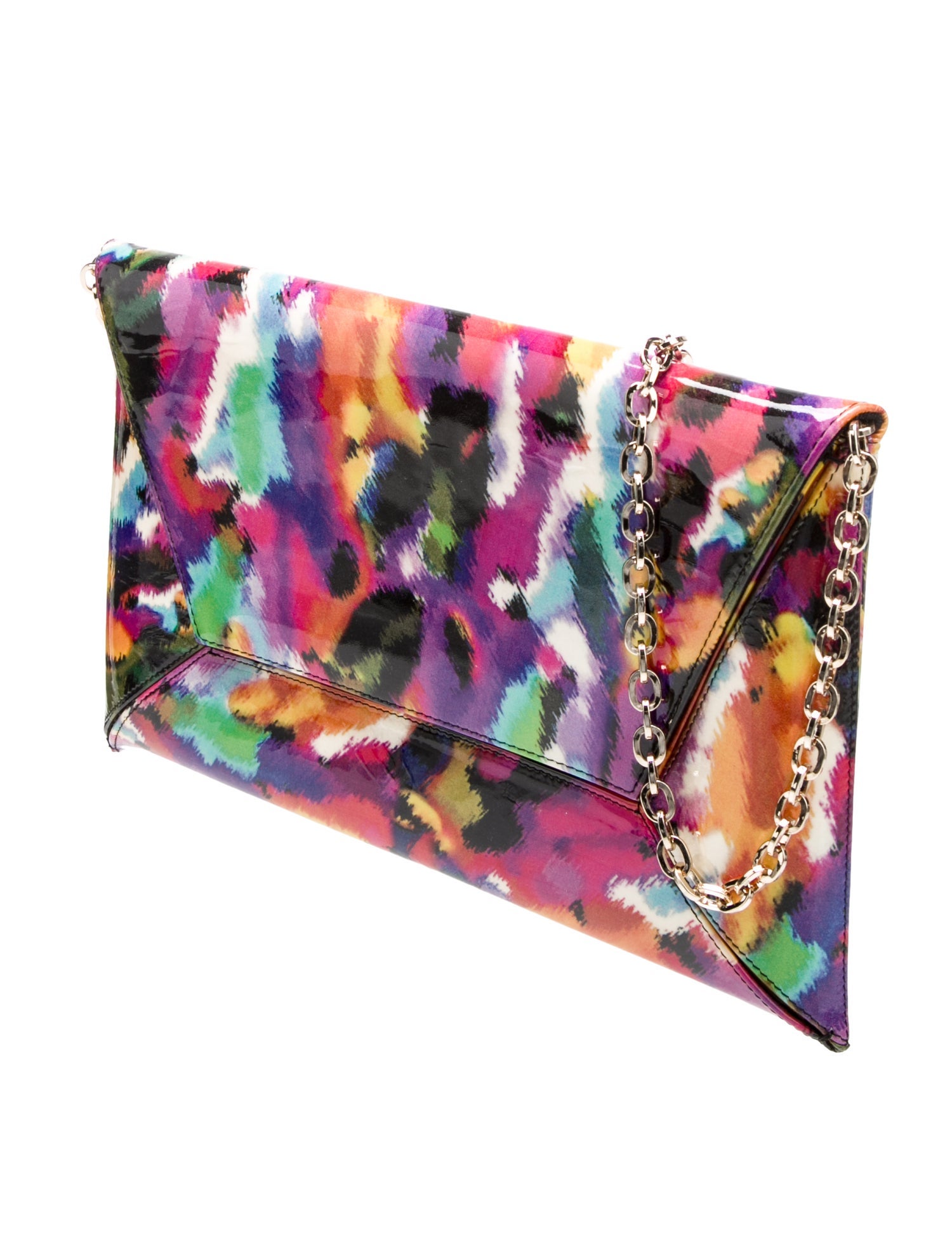 Stuart Weitzman Patent Leather Clutch