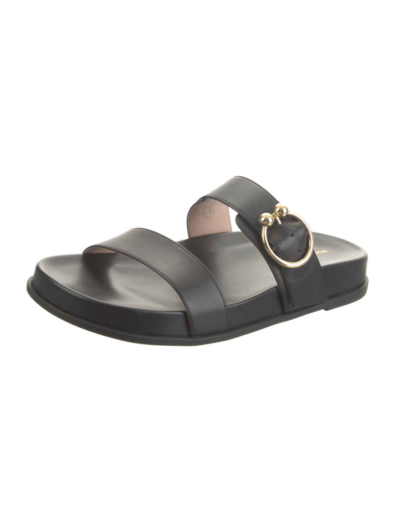 Stuart Weitzman Leather Slides