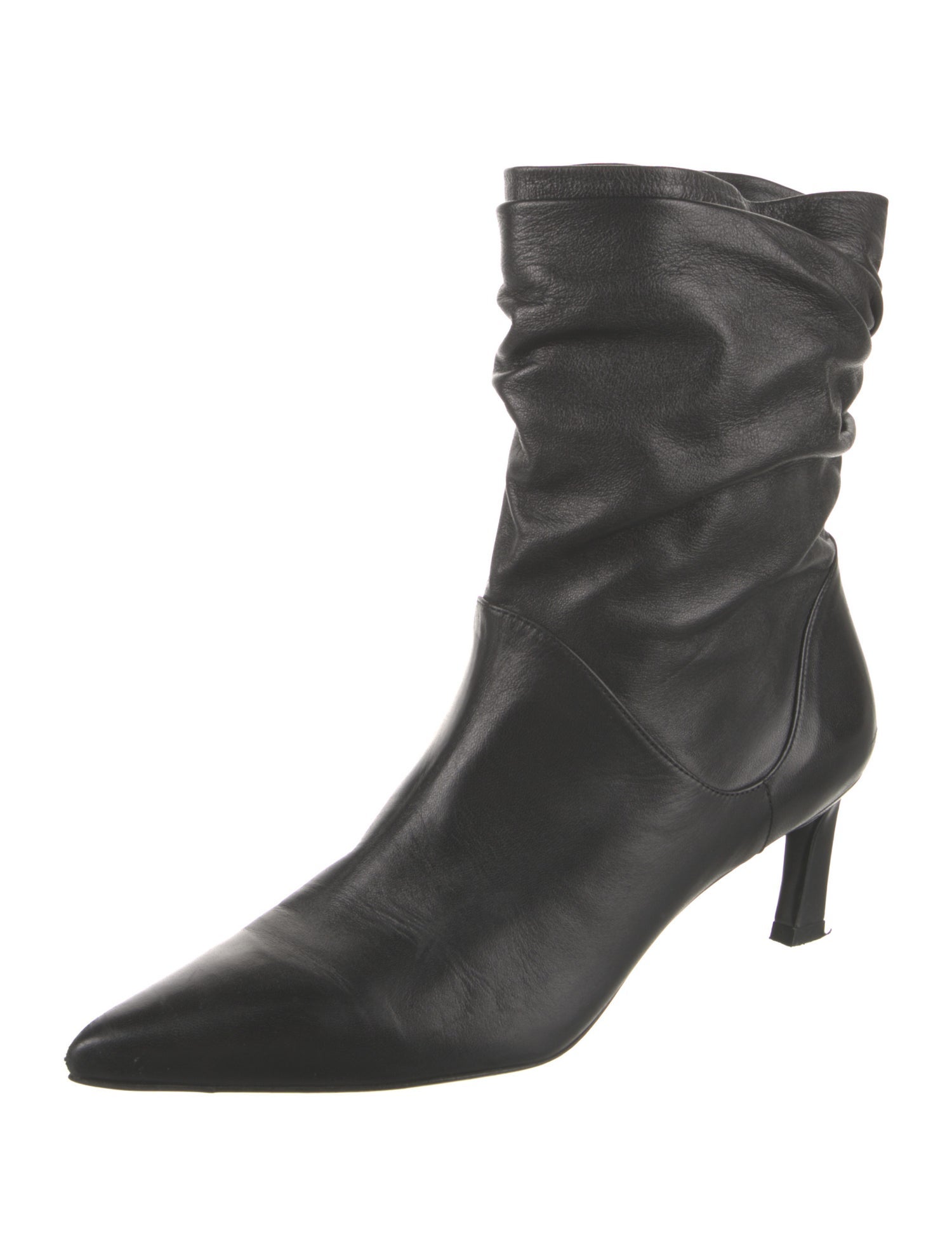 Stuart Weitzman Leather Slouch Boots