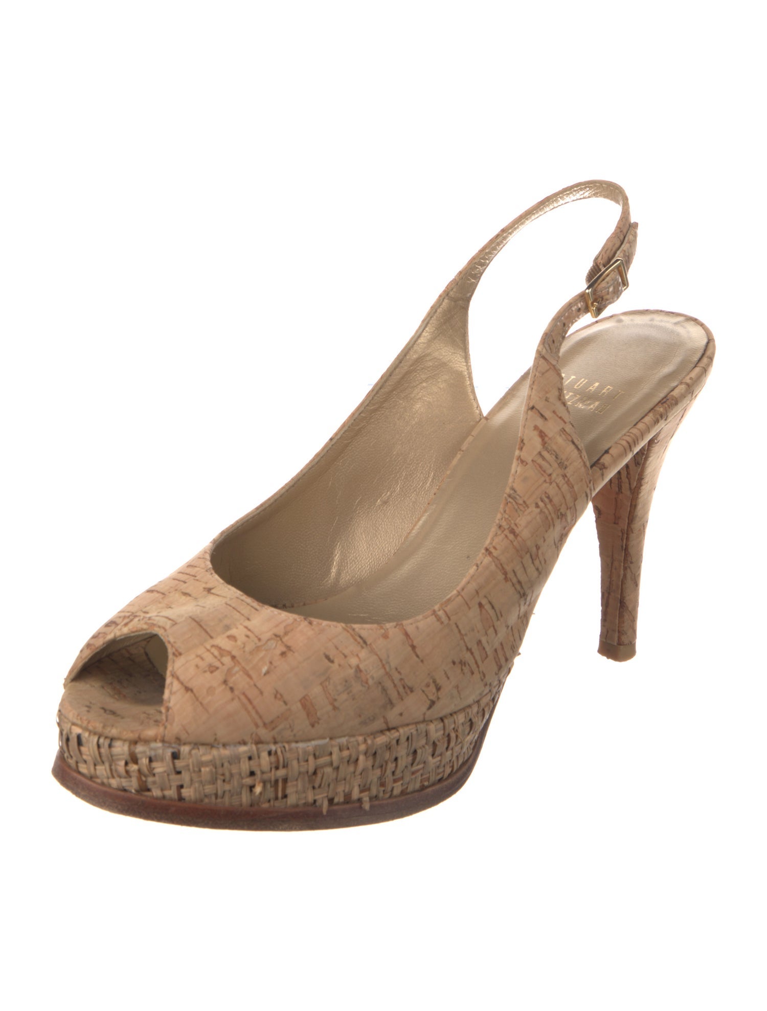 Stuart Weitzman Printed Slingback Pumps