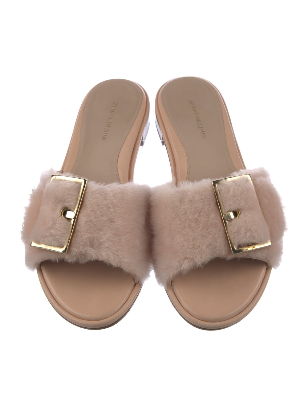 Stuart Weitzman Shearling Slides - image 3