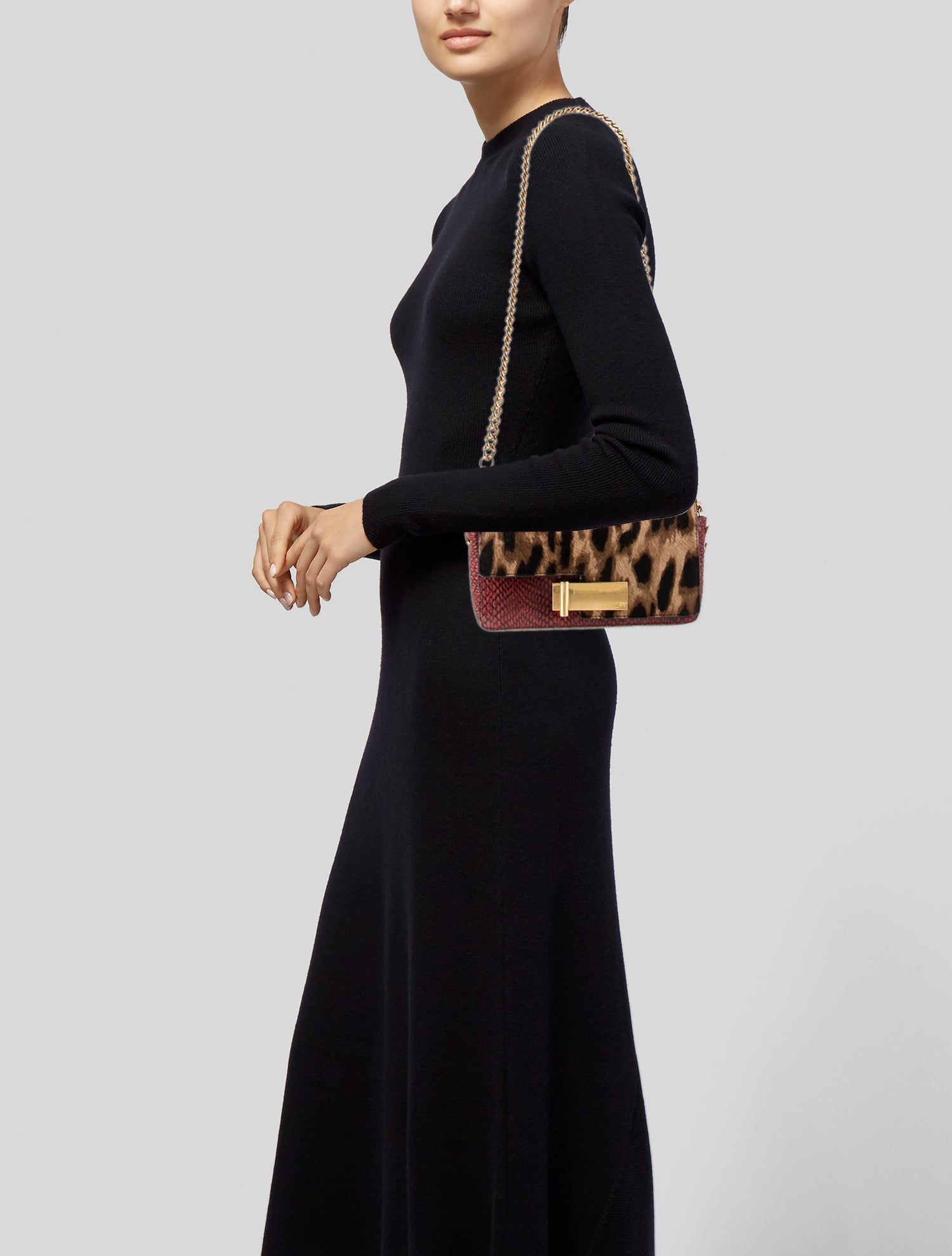 Stuart Weitzman Leather Shoulder Bag