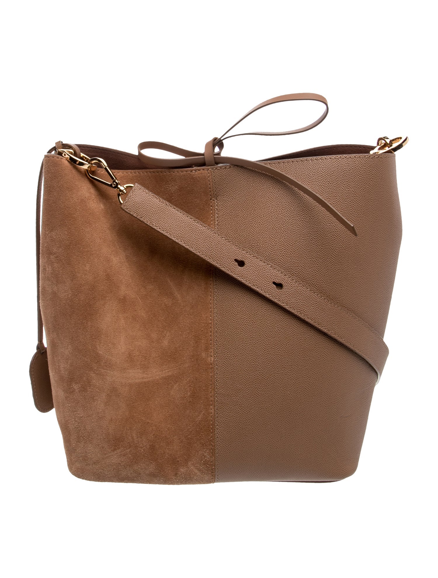 Stuart Weitzman Leather Bucket Bag