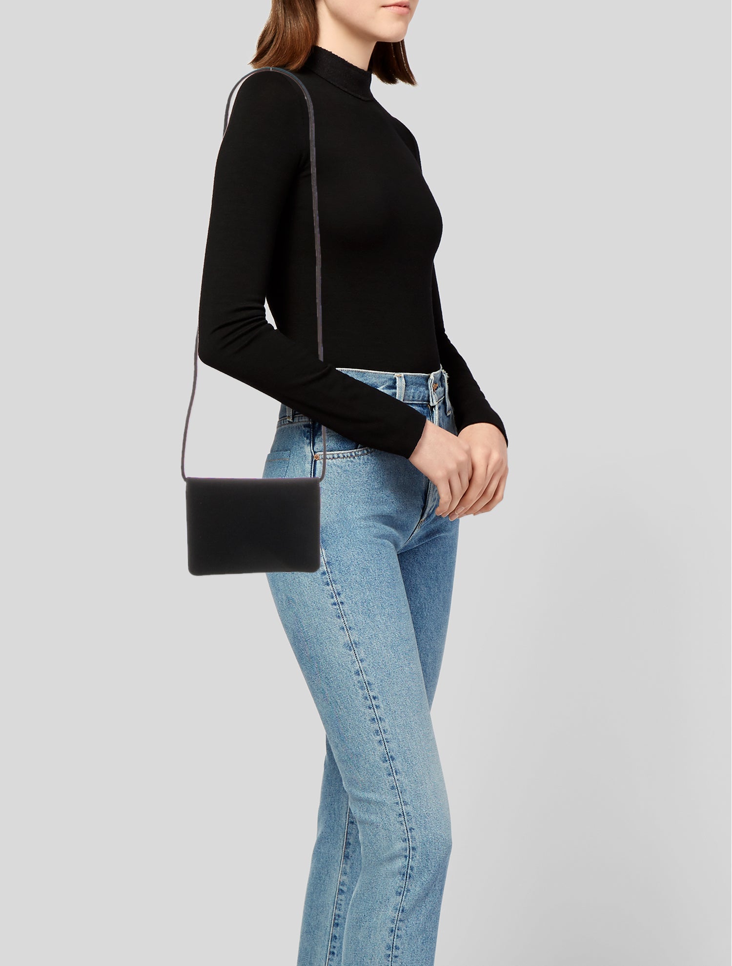 Stuart Weitzman Satin Clutch