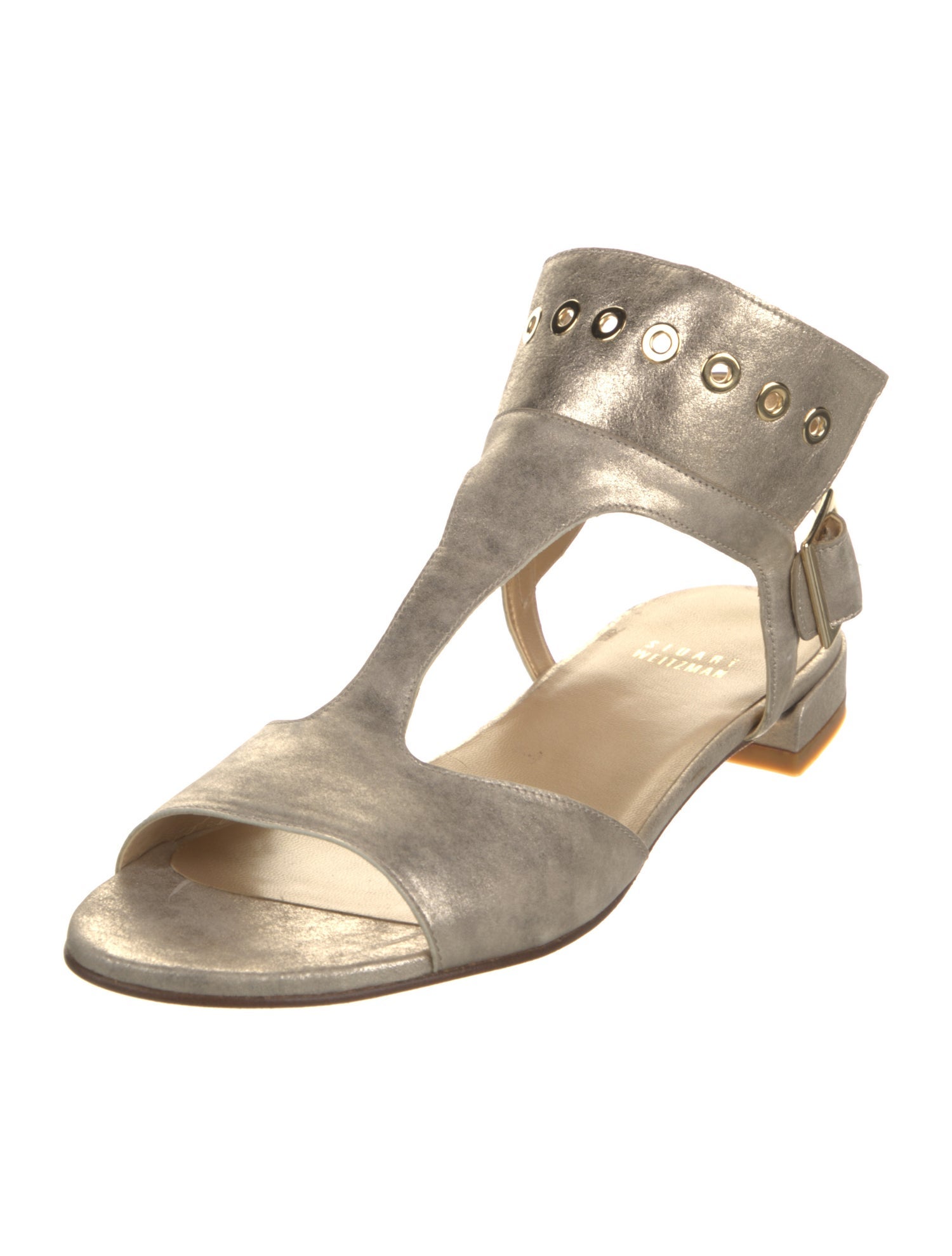 Stuart Weitzman Leather Slingback Flats