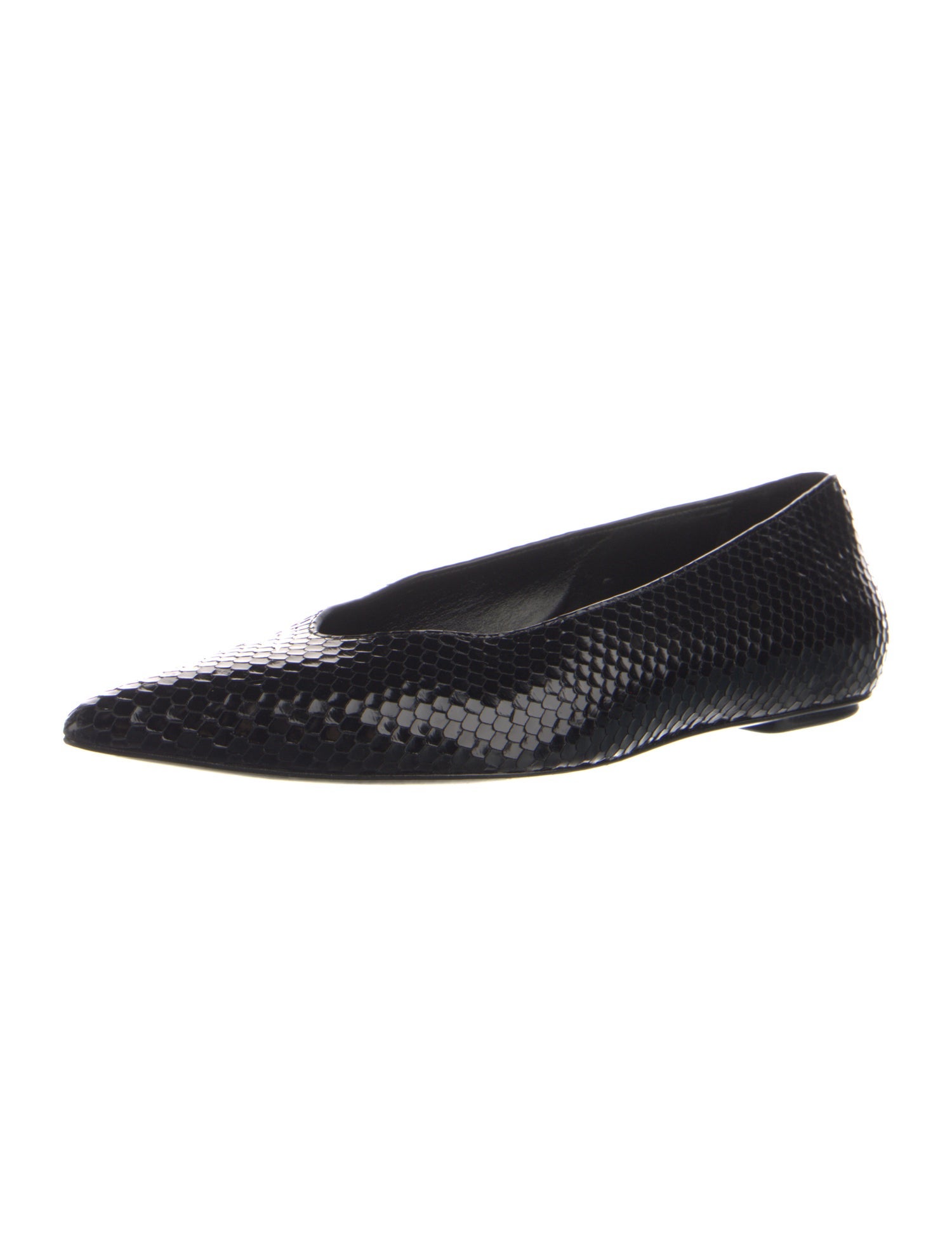 Stuart Weitzman Snakeskin Flats