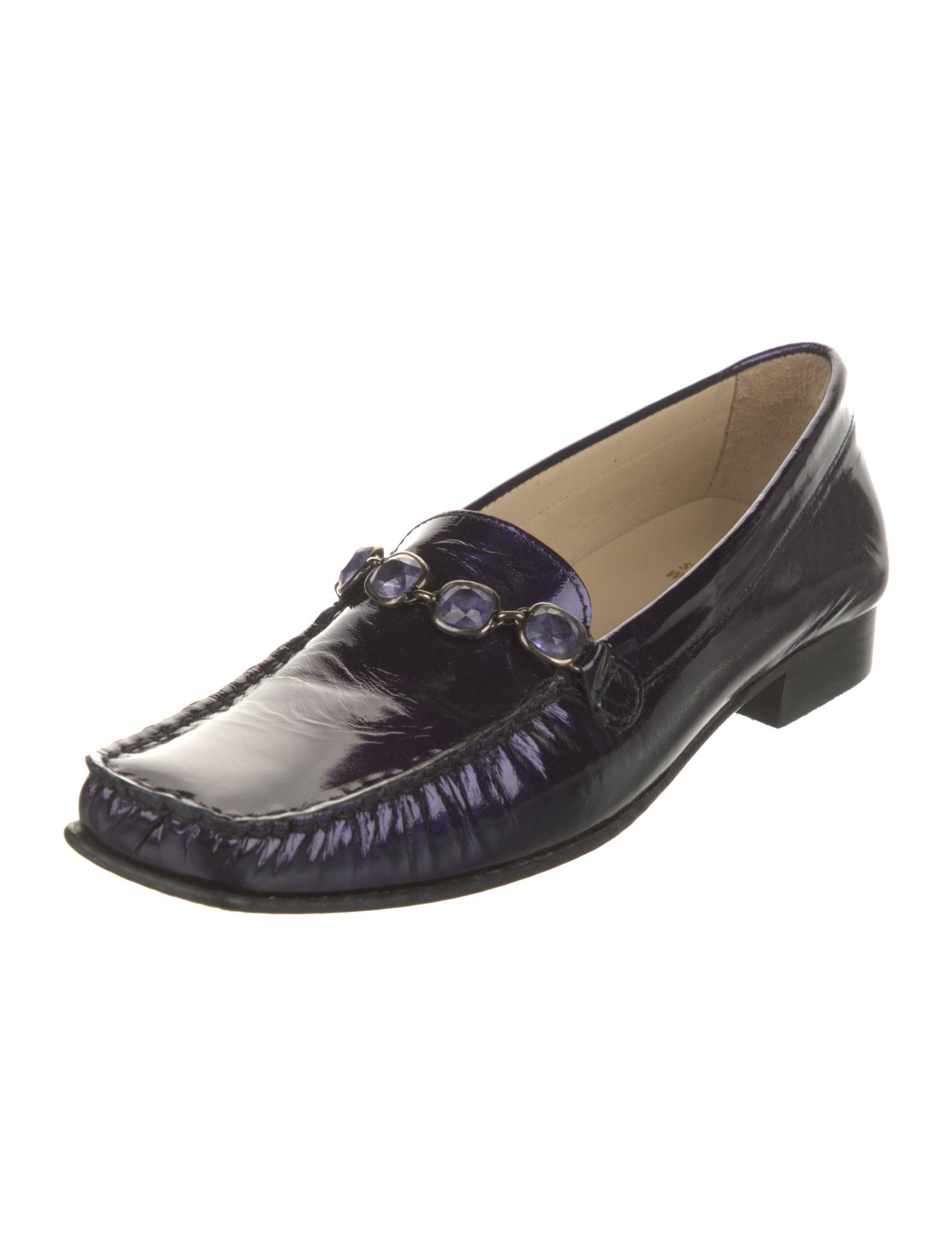 Stuart Weitzman Patent Leather Loafers