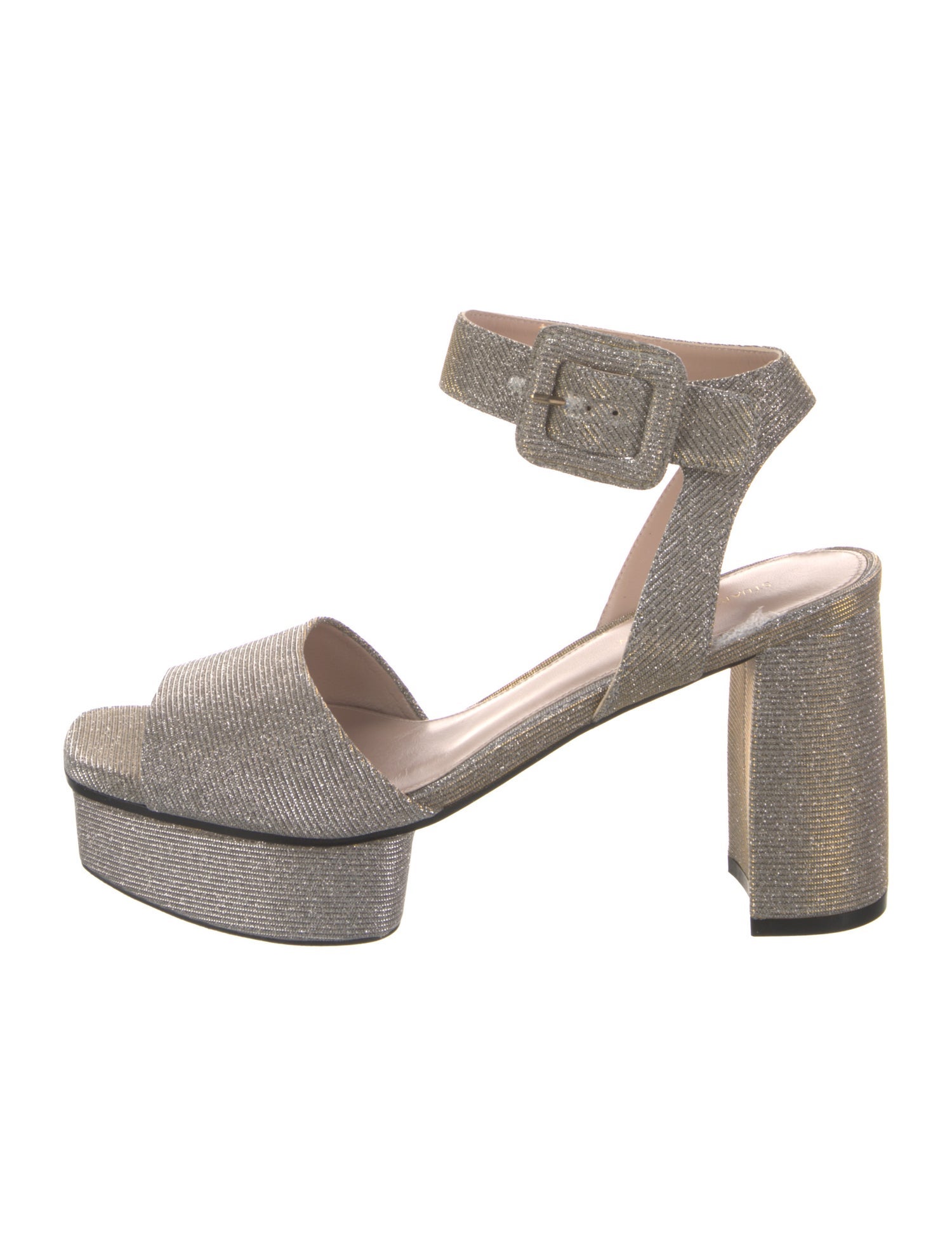 Stuart Weitzman Glitter Accents Sandals