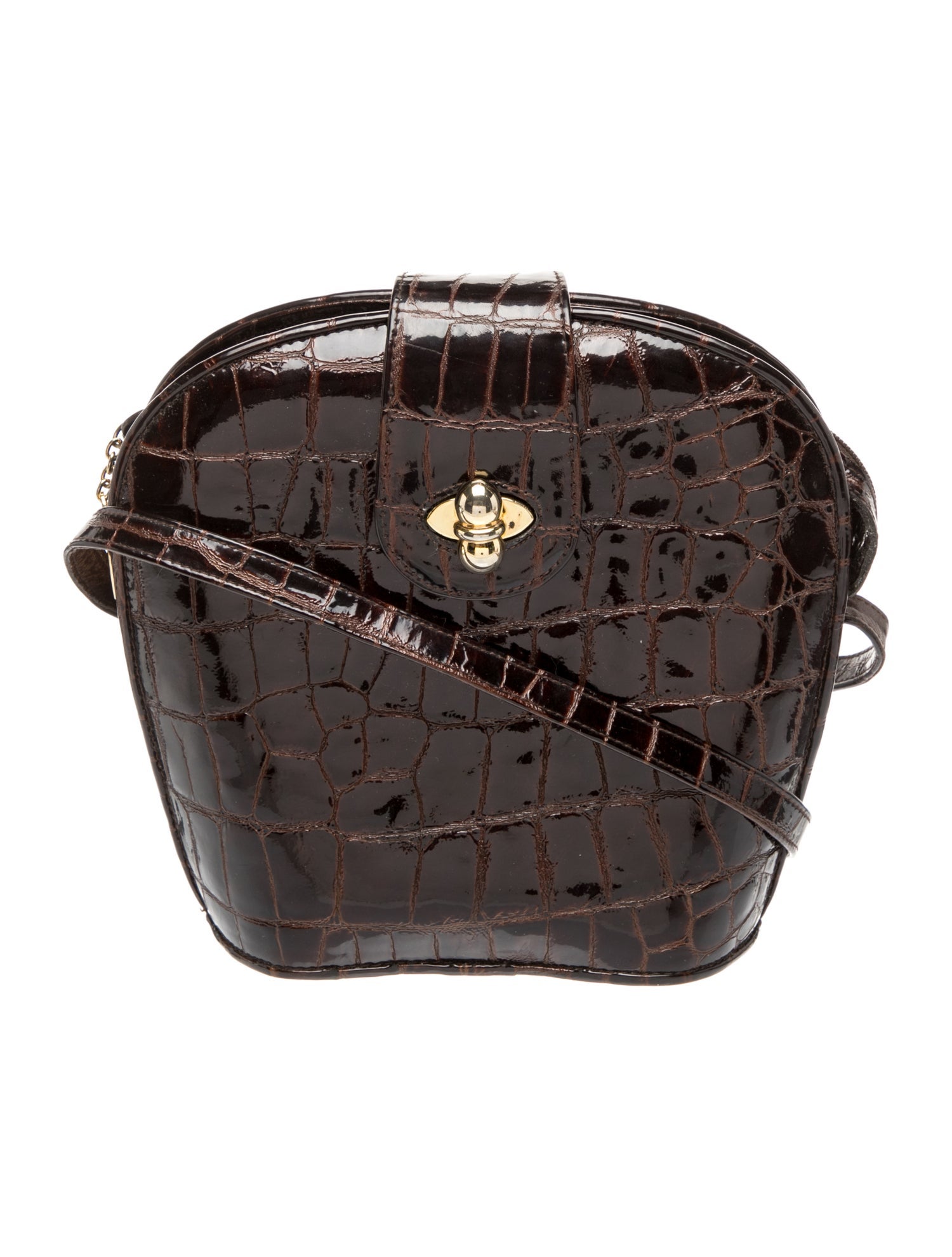 Stuart Weitzman Patent Leather Shoulder Bag