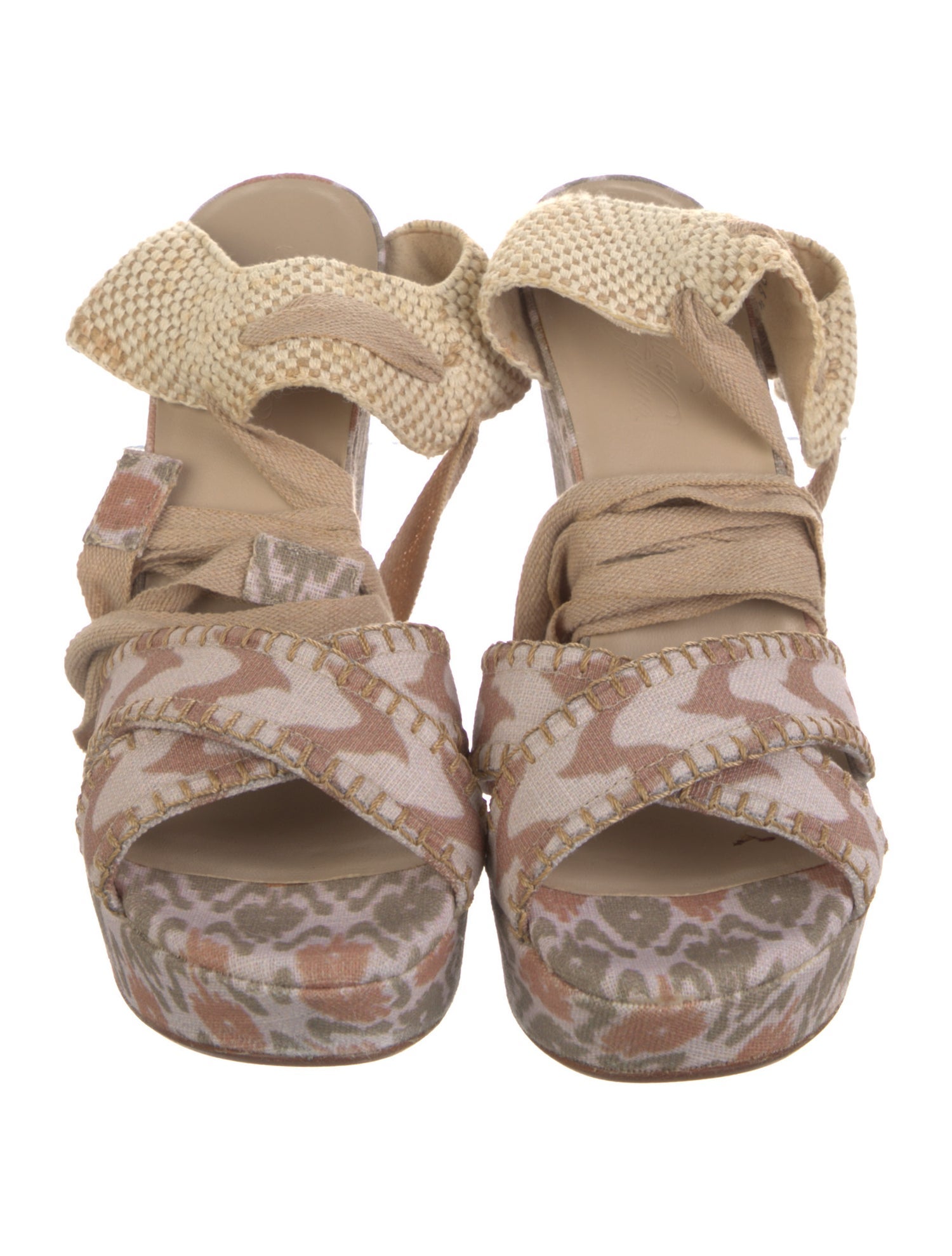 Canvas Patterned Espadrilles