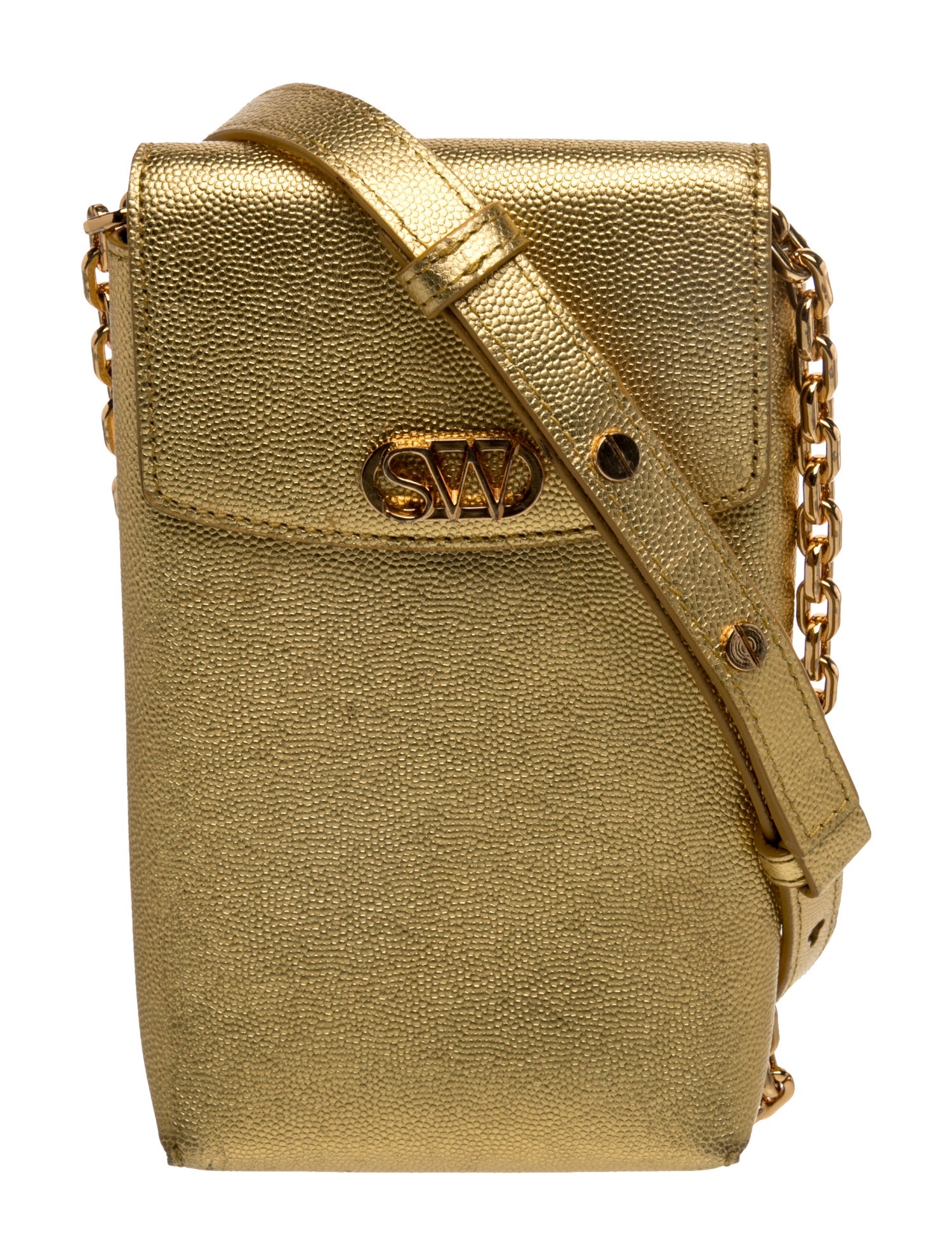 Stuart Weitzman Leather Messenger Bag