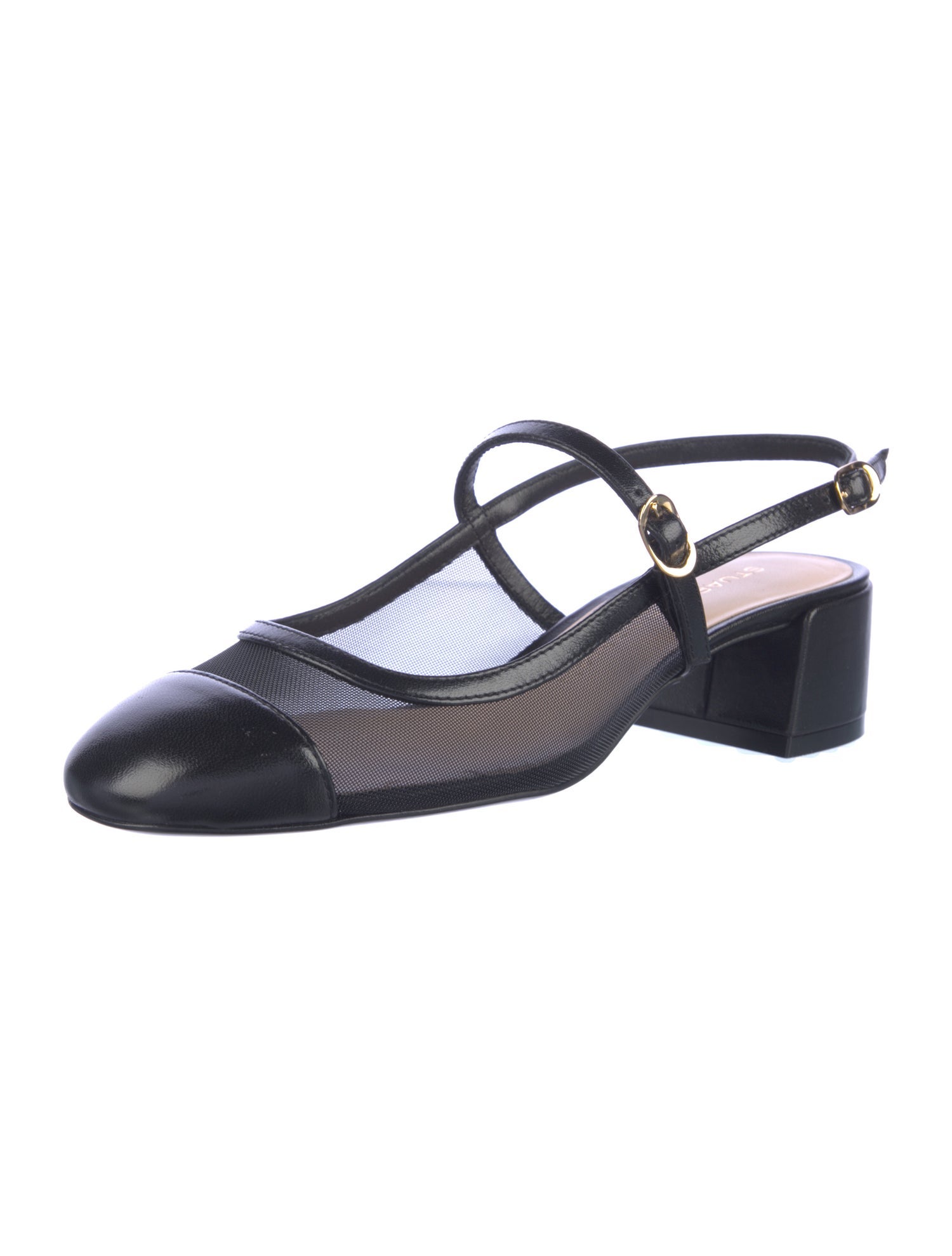 Stuart Weitzman Leather Slingback Flats