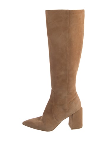 Pre-owned Stuart Weitzman Suede Boots In Brown