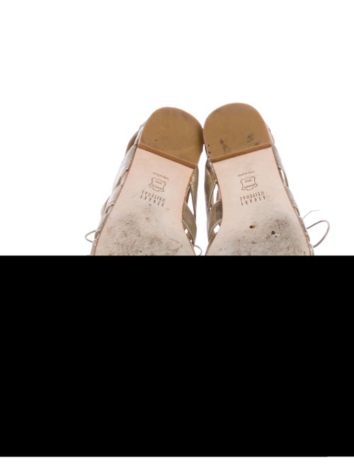 Stuart Weitzman Pantheon Leather Sandals