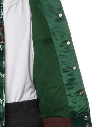 Supreme x Mitchell & Ness Graphic Print Bomber Jacket