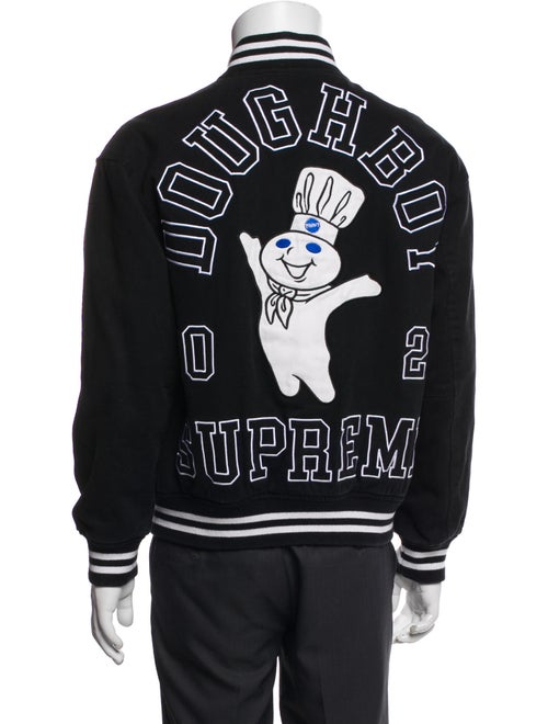 Supreme x Mitchell & Ness Graphic Print Varsity Jacket