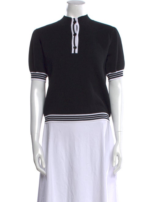 sundays Mock Neck Short Sleeve Polo