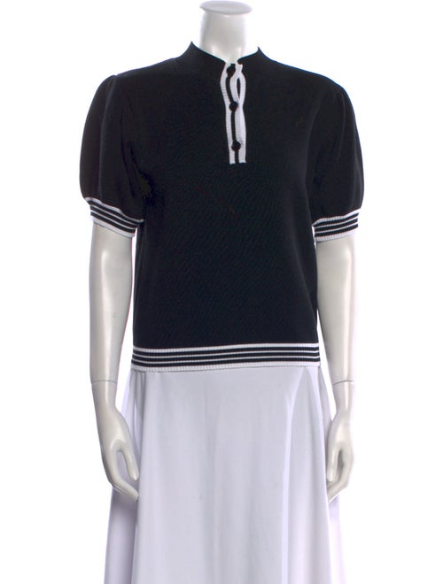 sundays Colorblock Pattern V-Neck Polo