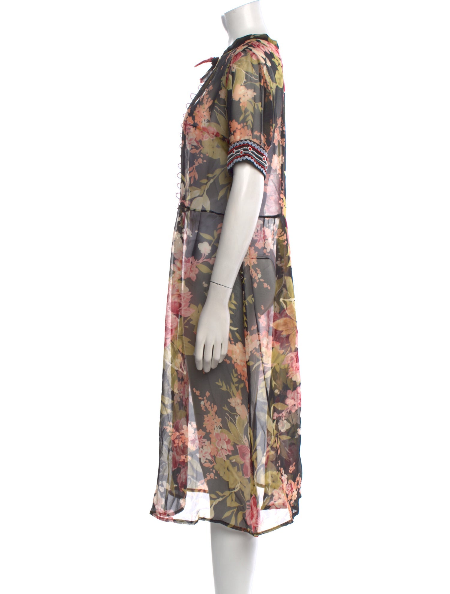 sundays Silk Midi Length Dress