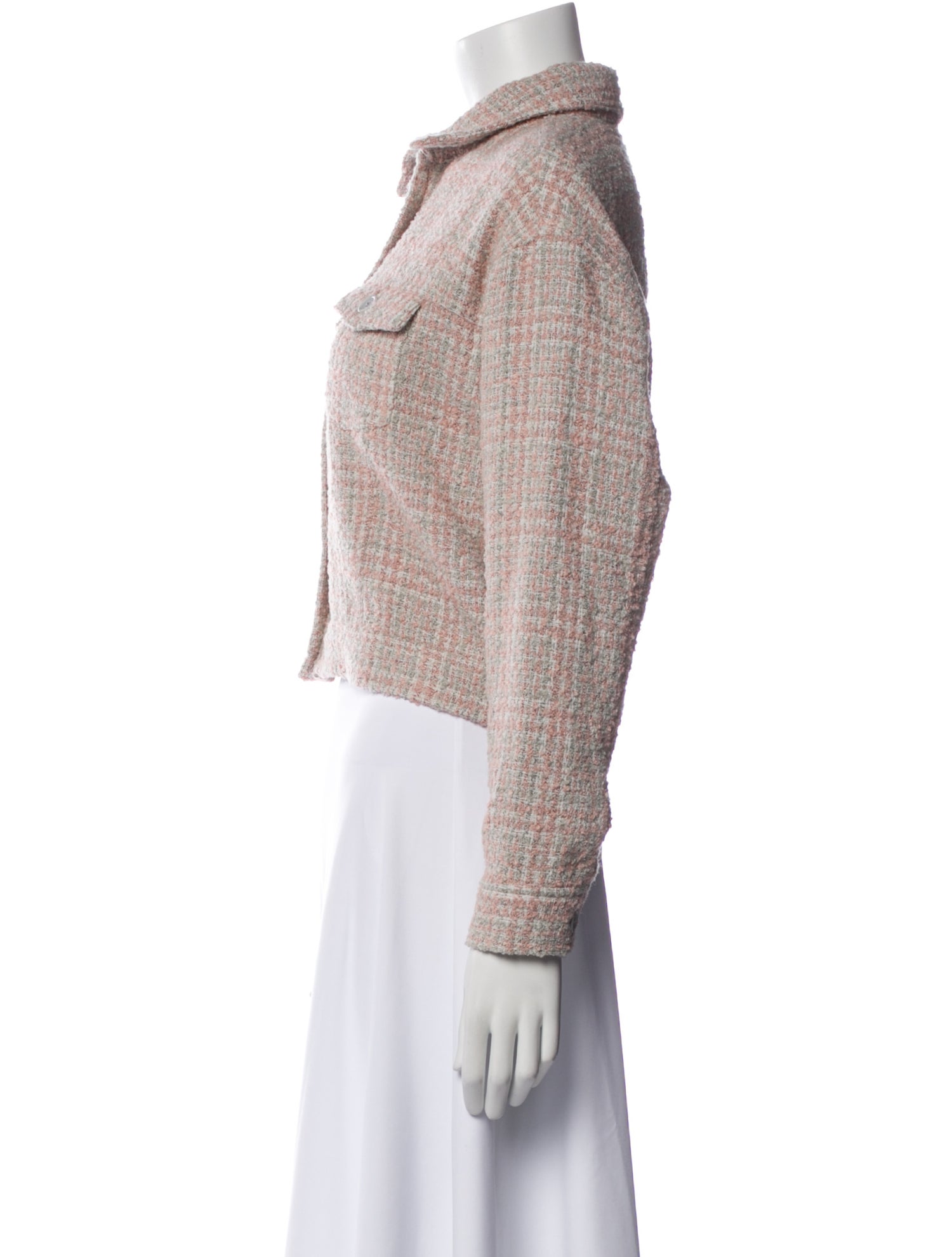sundays Tweed Pattern Jacket w/ Tags