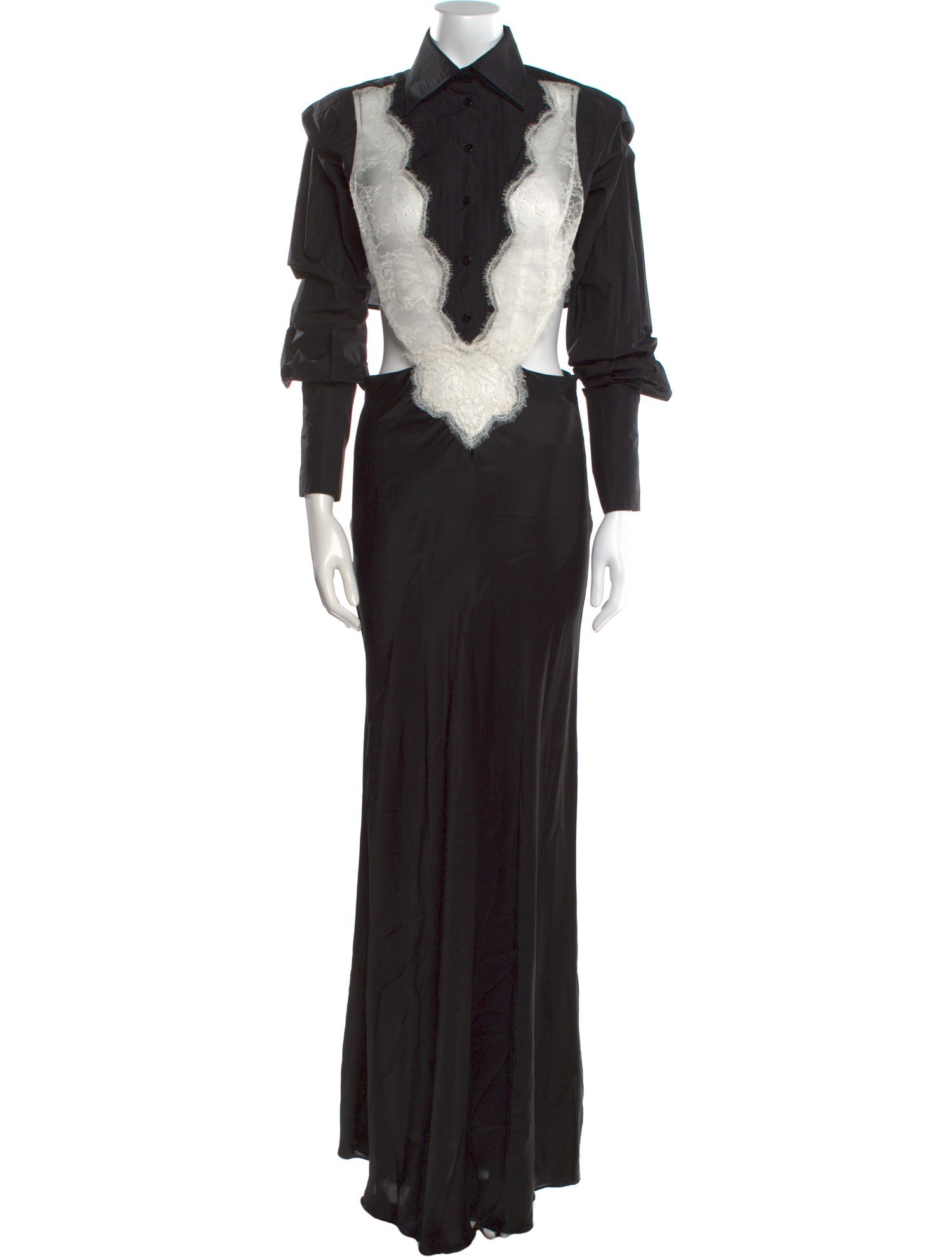 Seen Users Silk Long Dress