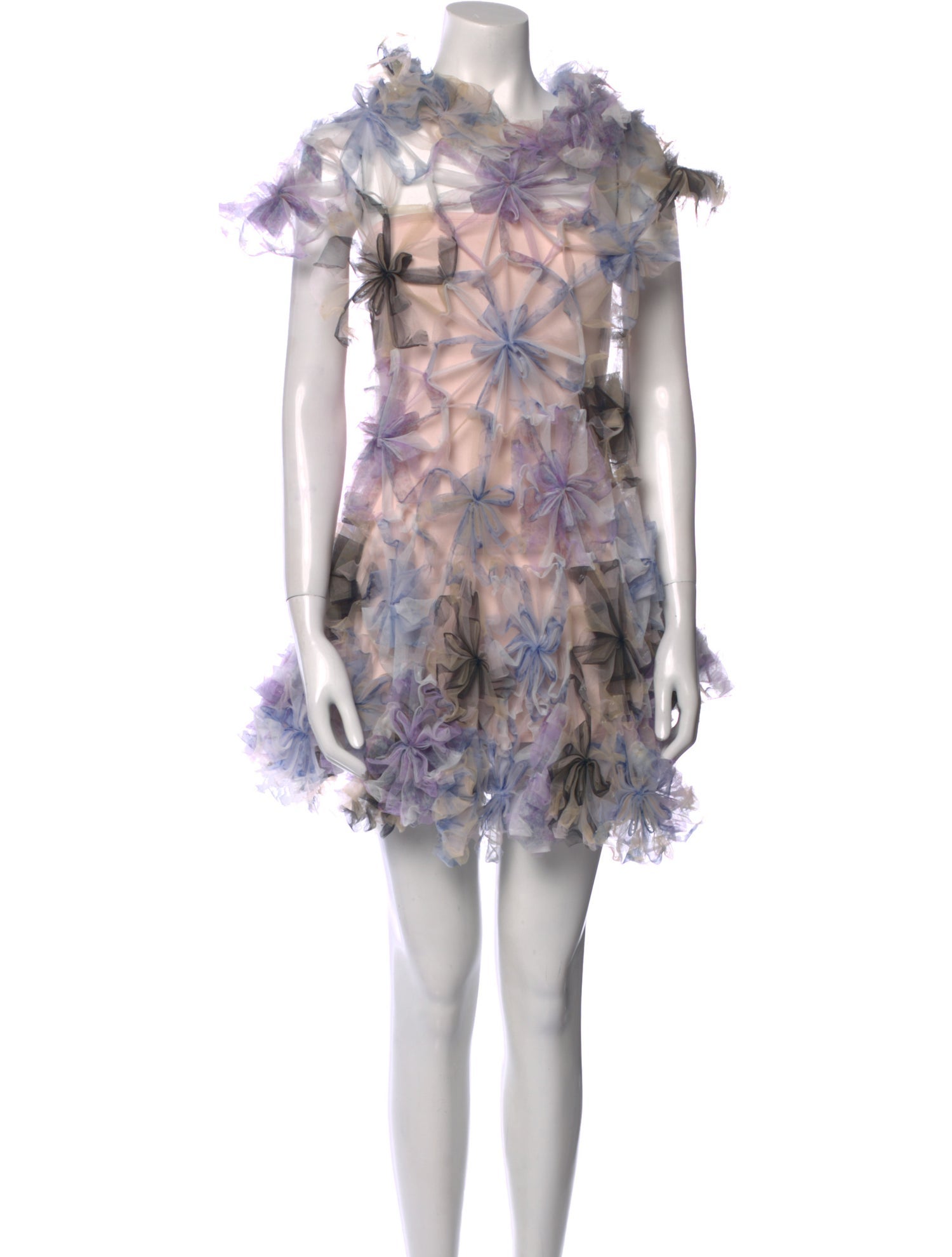 Susan Fang Floral Print Mini Dress