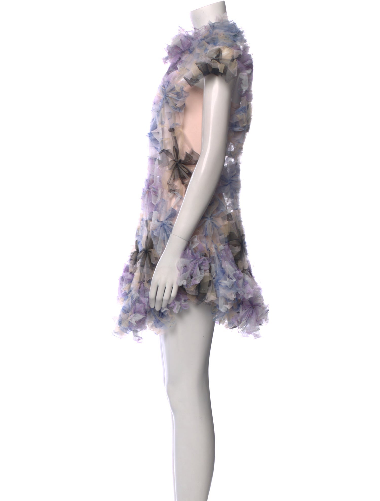 Susan Fang Floral Print Mini Dress